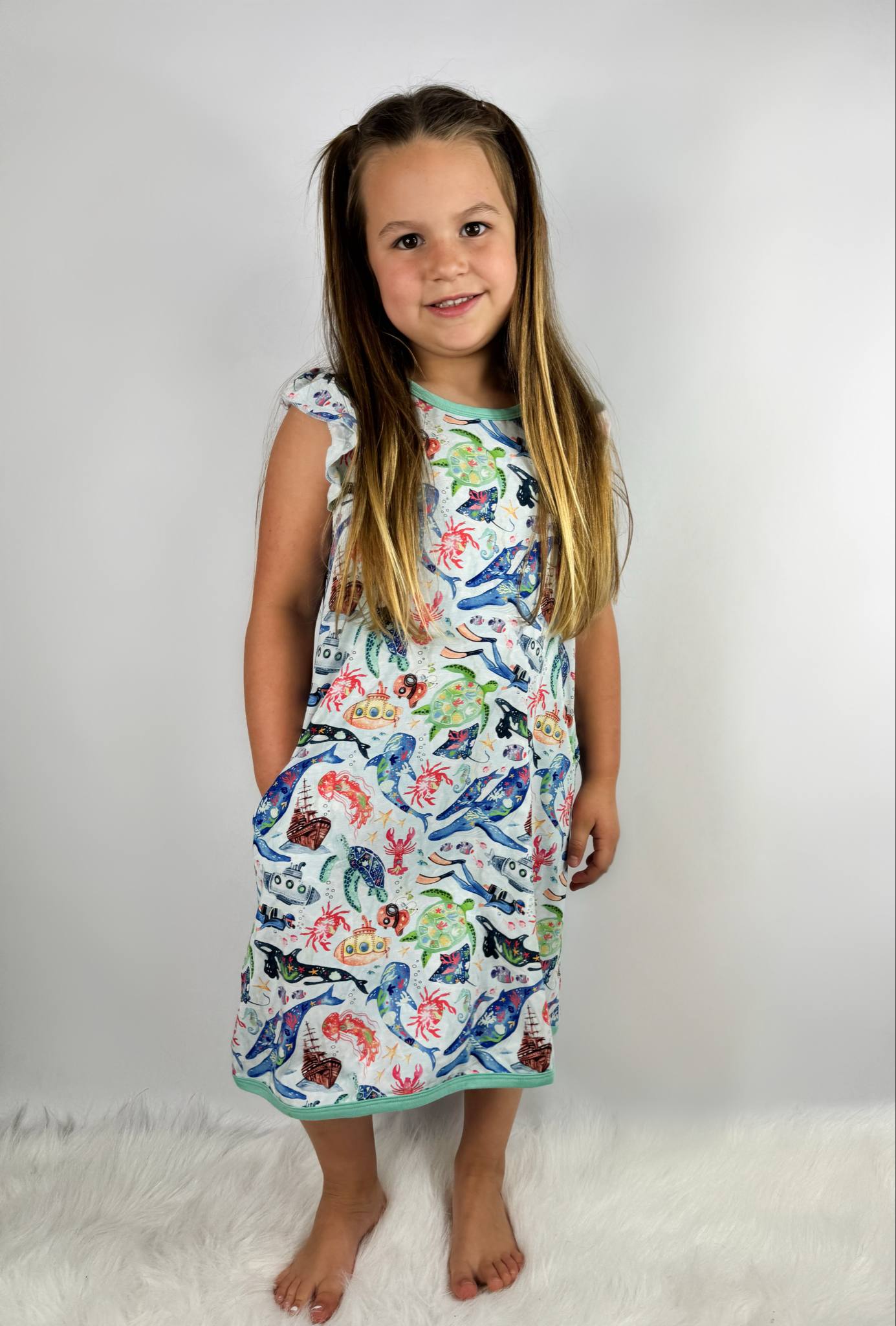 Tiny Sea Treasures Gown