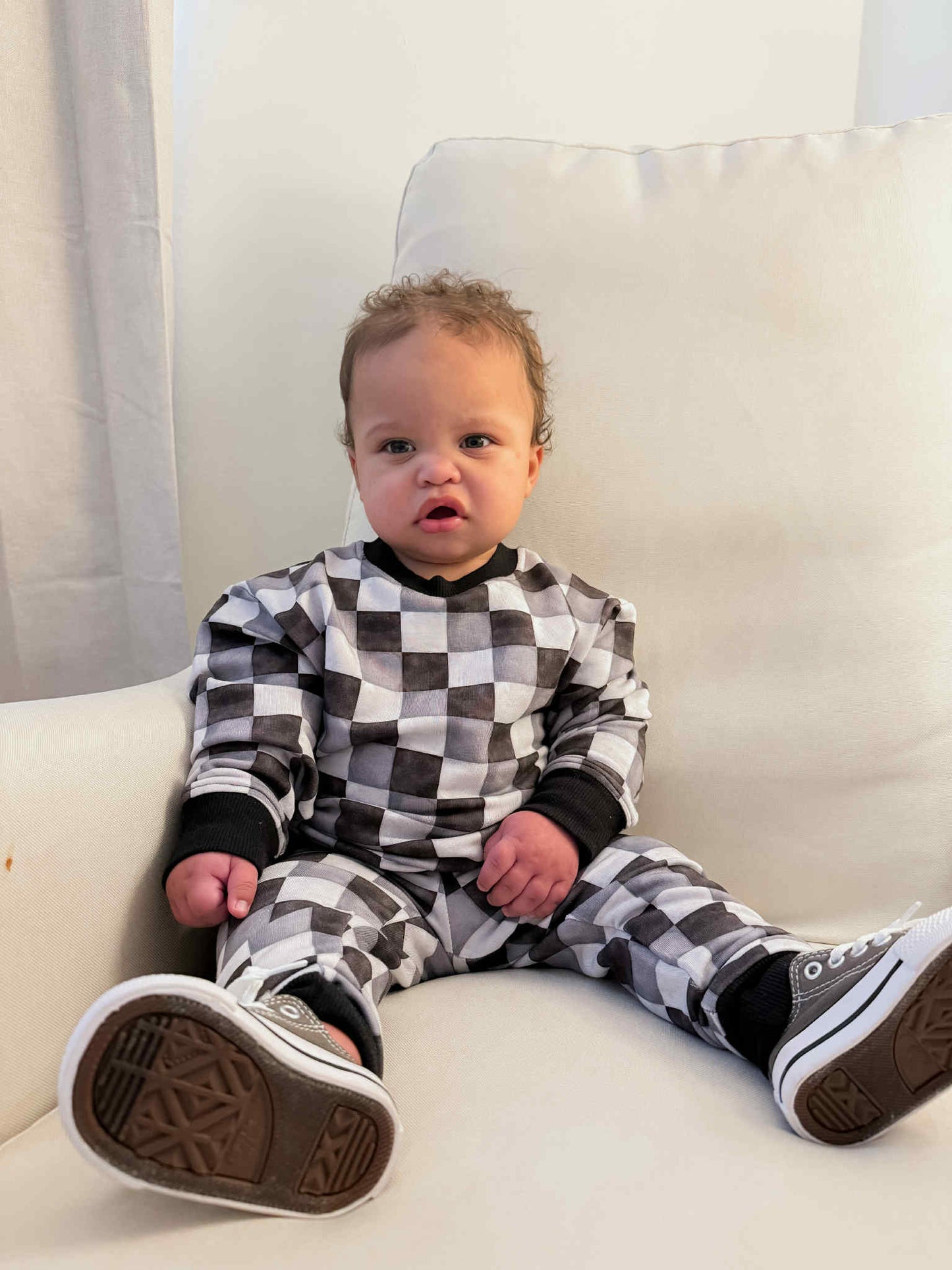 “Checkmate” Jogger Set
