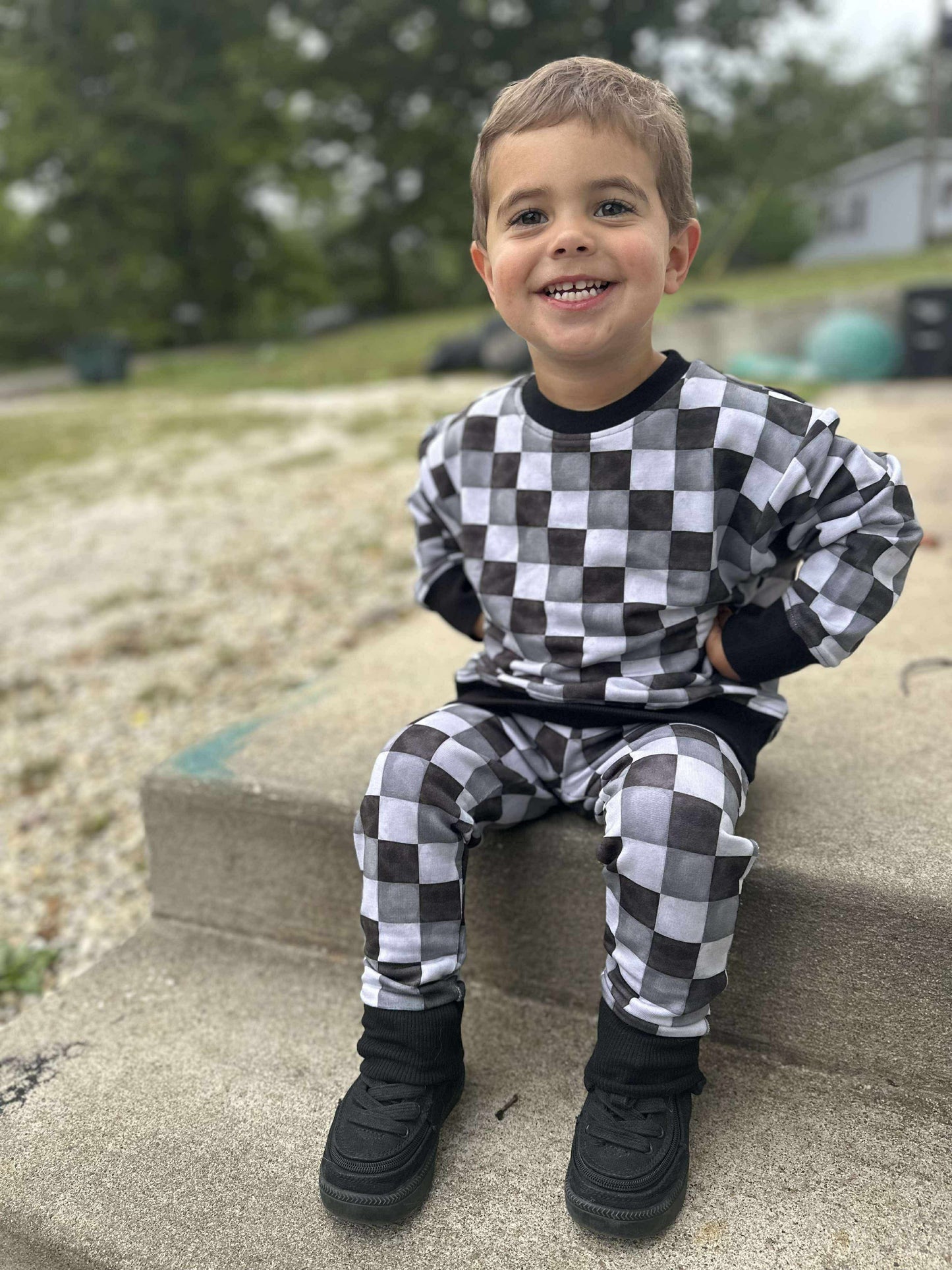“Checkmate” Jogger Set