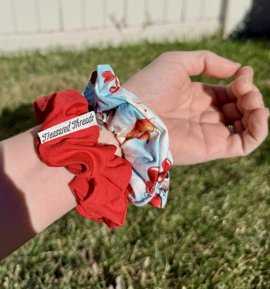 “Love takes flight” Scrunchies