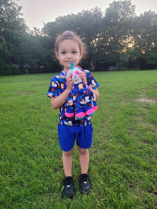 “S’more Summer Nights” Doll Romper