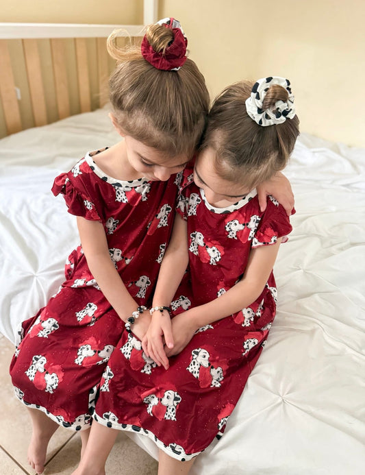 “Darling Dalmatians” Scrunchies