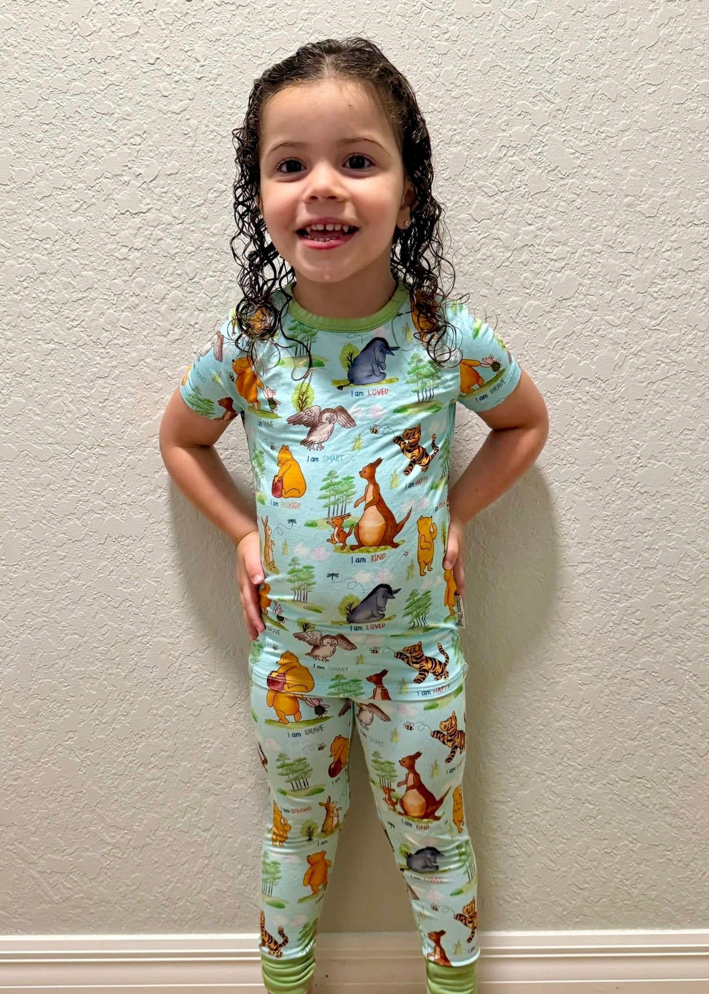 Pooh’s Path of Positivity Two-Piece Pajamas