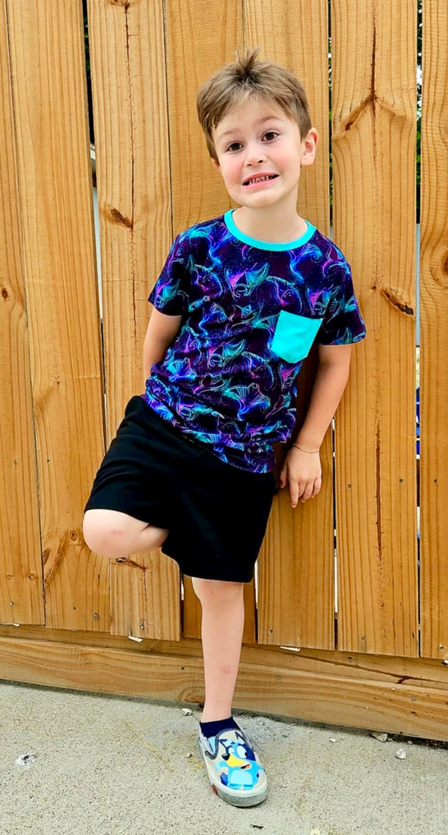 Majestic Mantas Pocket T-Shirt