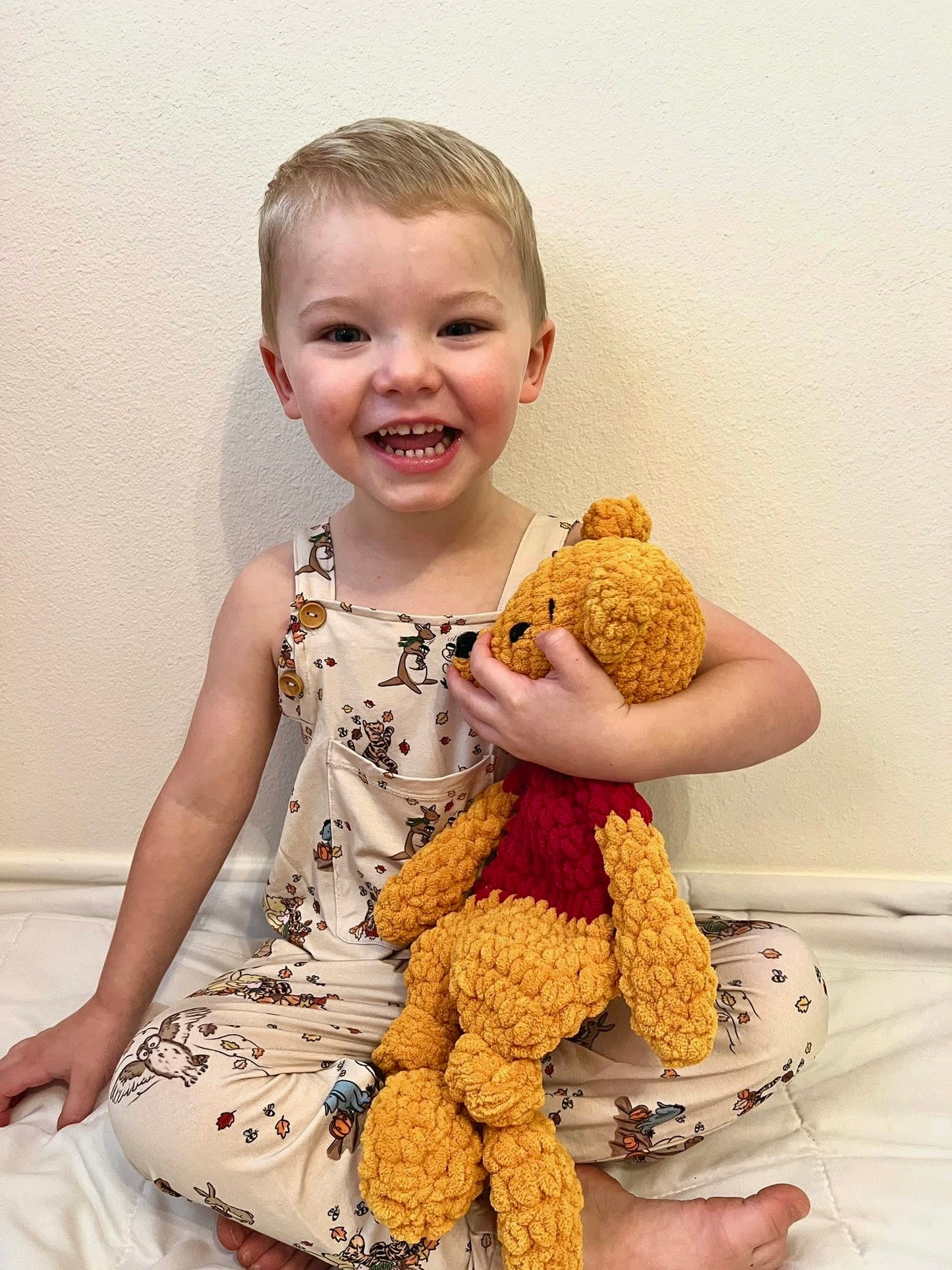 “Fallin’ for Pooh” Overalls (overalls only)