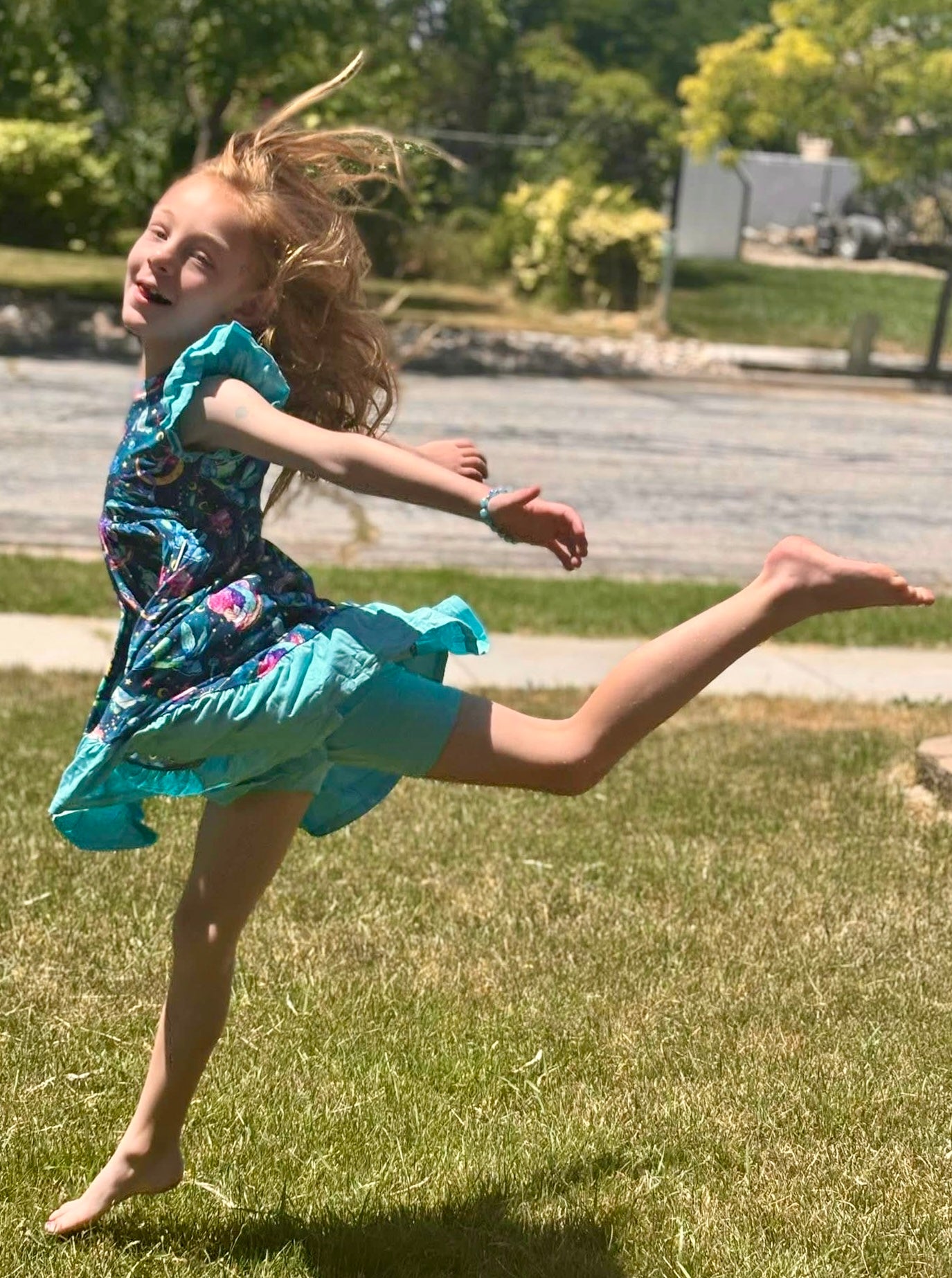 Mystical Mermaids Twirl with Biker Shorts Set
