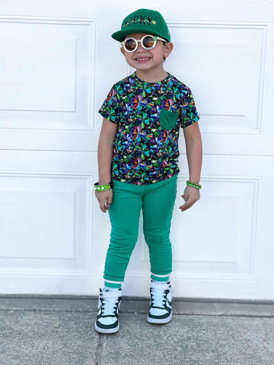 “Bursting With Luck” Pocket T-Shirt