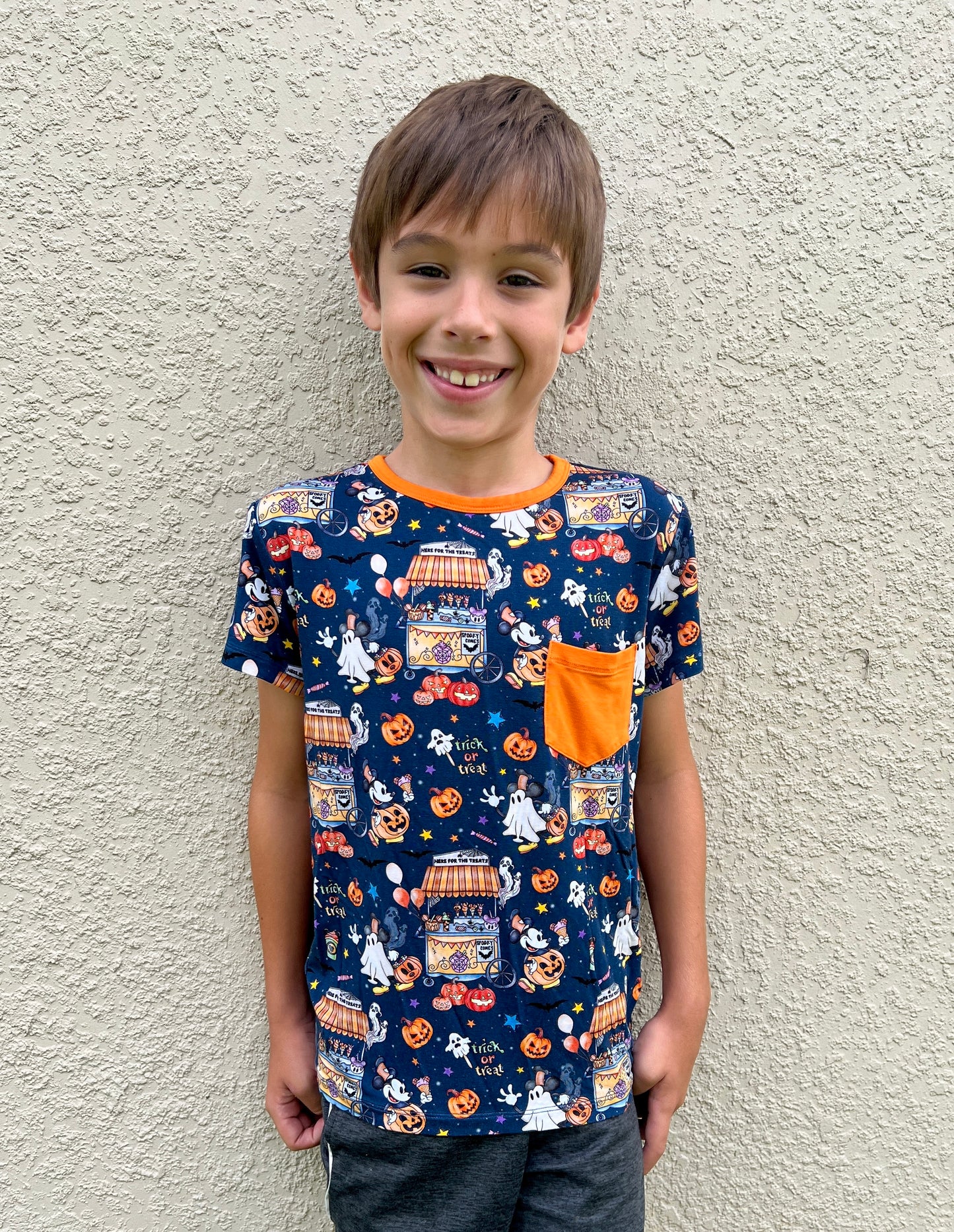 Steamboat Willie’s Not So Scary Halloween Pocket T-Shirt