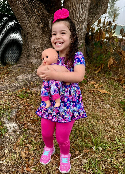 “Cosmic Burst” Doll Romper