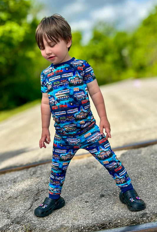 “Traveling Treasures” Two-Piece Pajamas