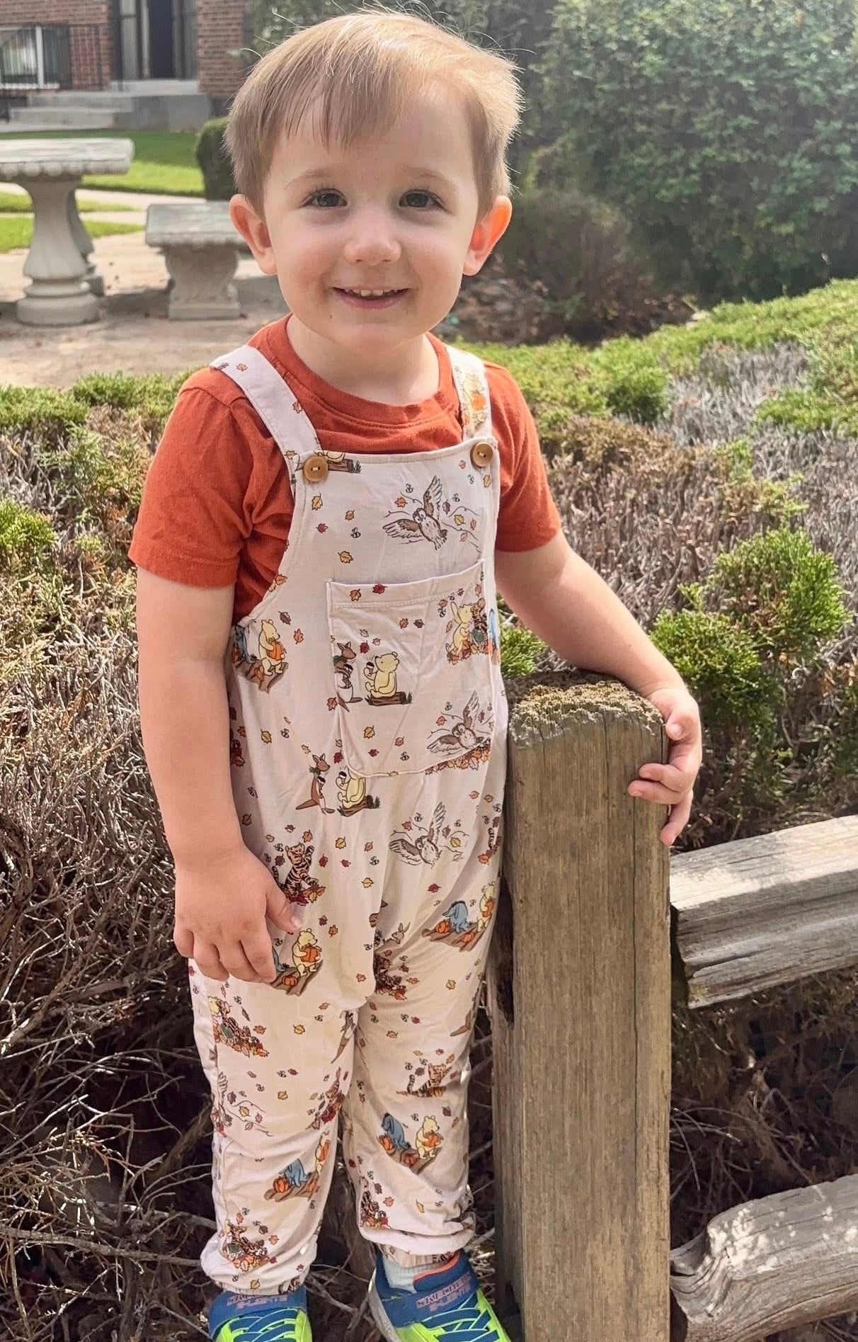 “Fallin’ for Pooh” Overalls (overalls only)