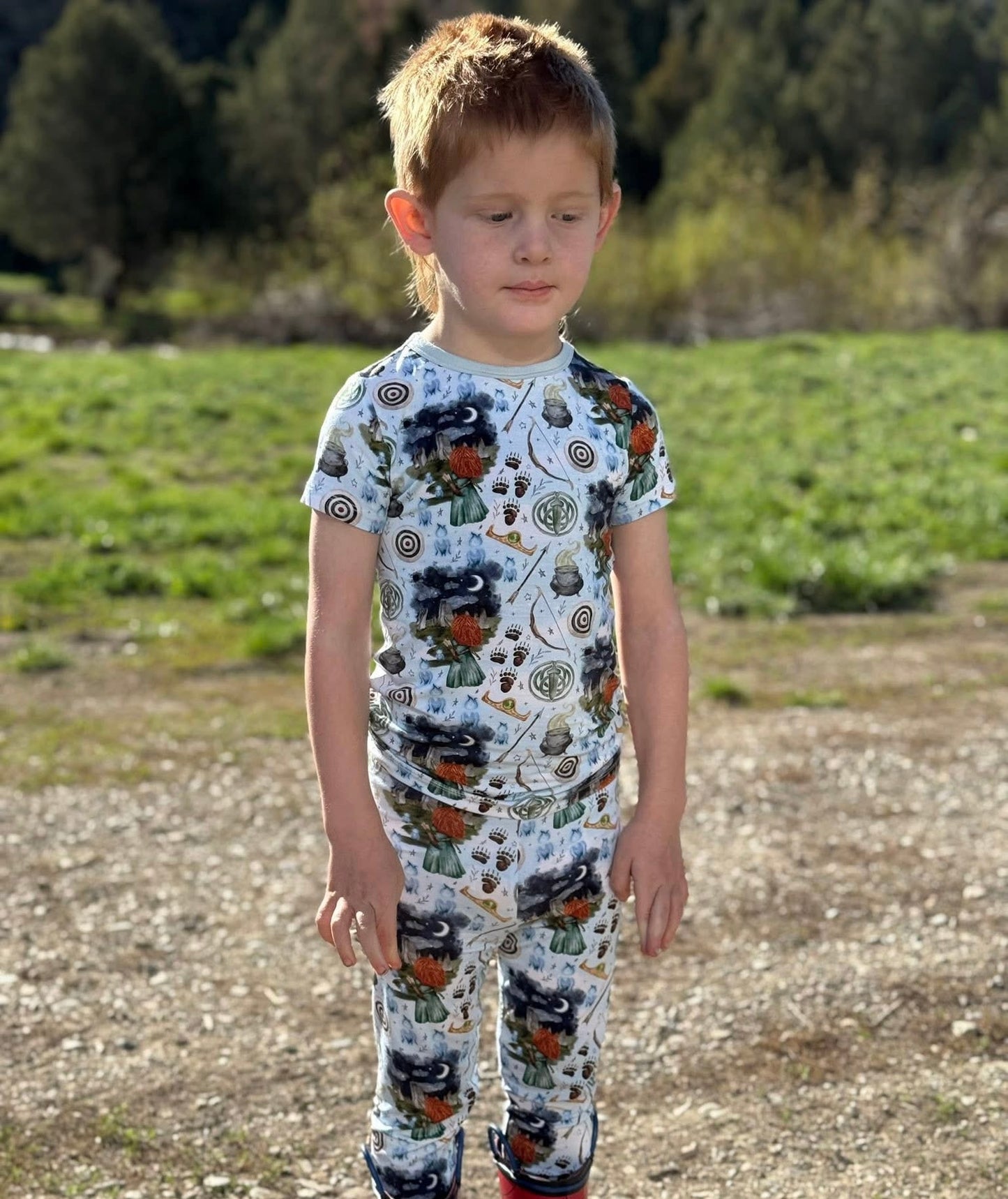 “Tiny but Brave” Two-Piece Pajamas