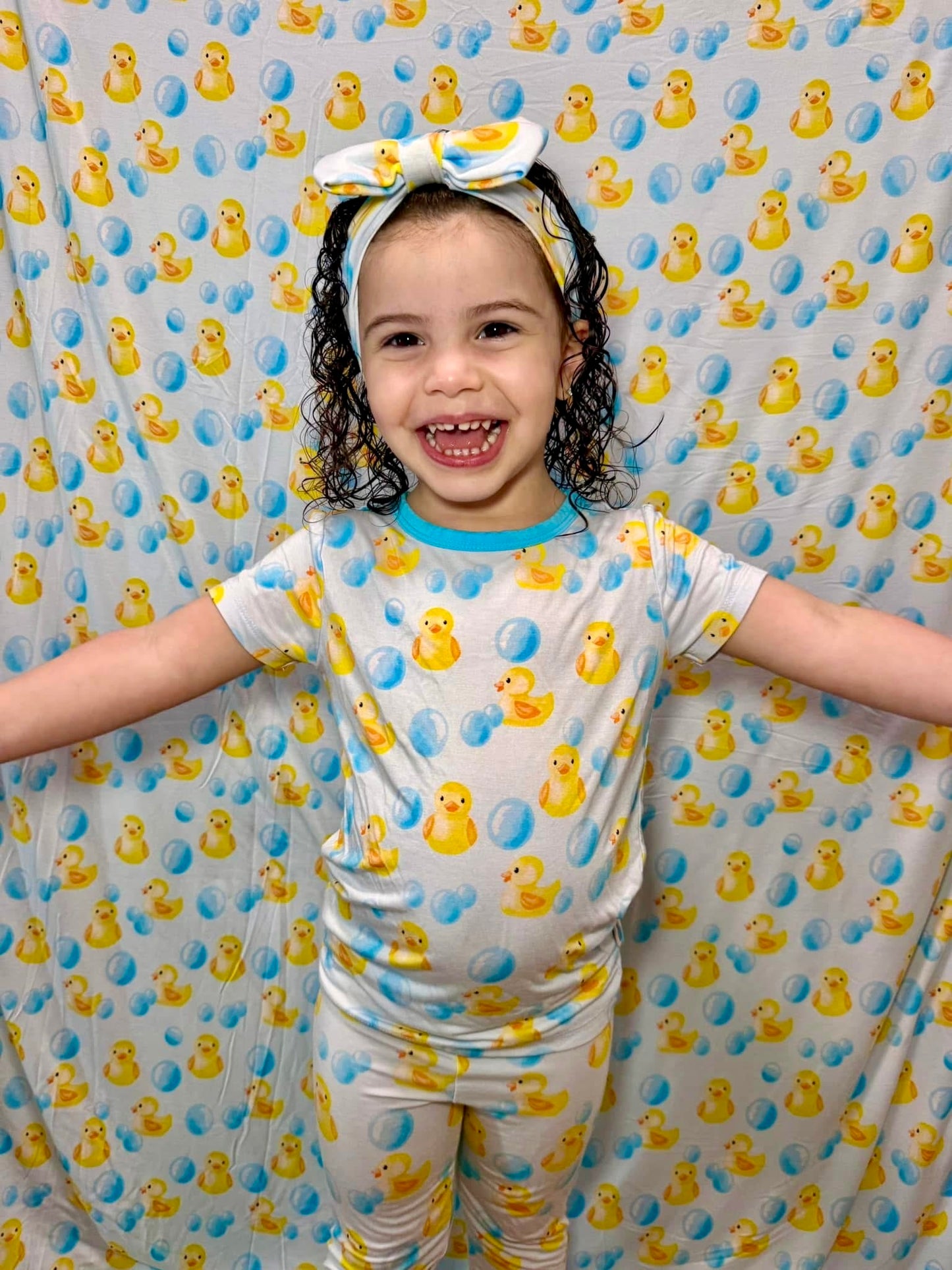 Rubber Ducky Two-Piece Pajamas