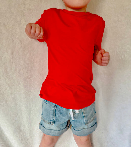 Solid Red T-Shirt