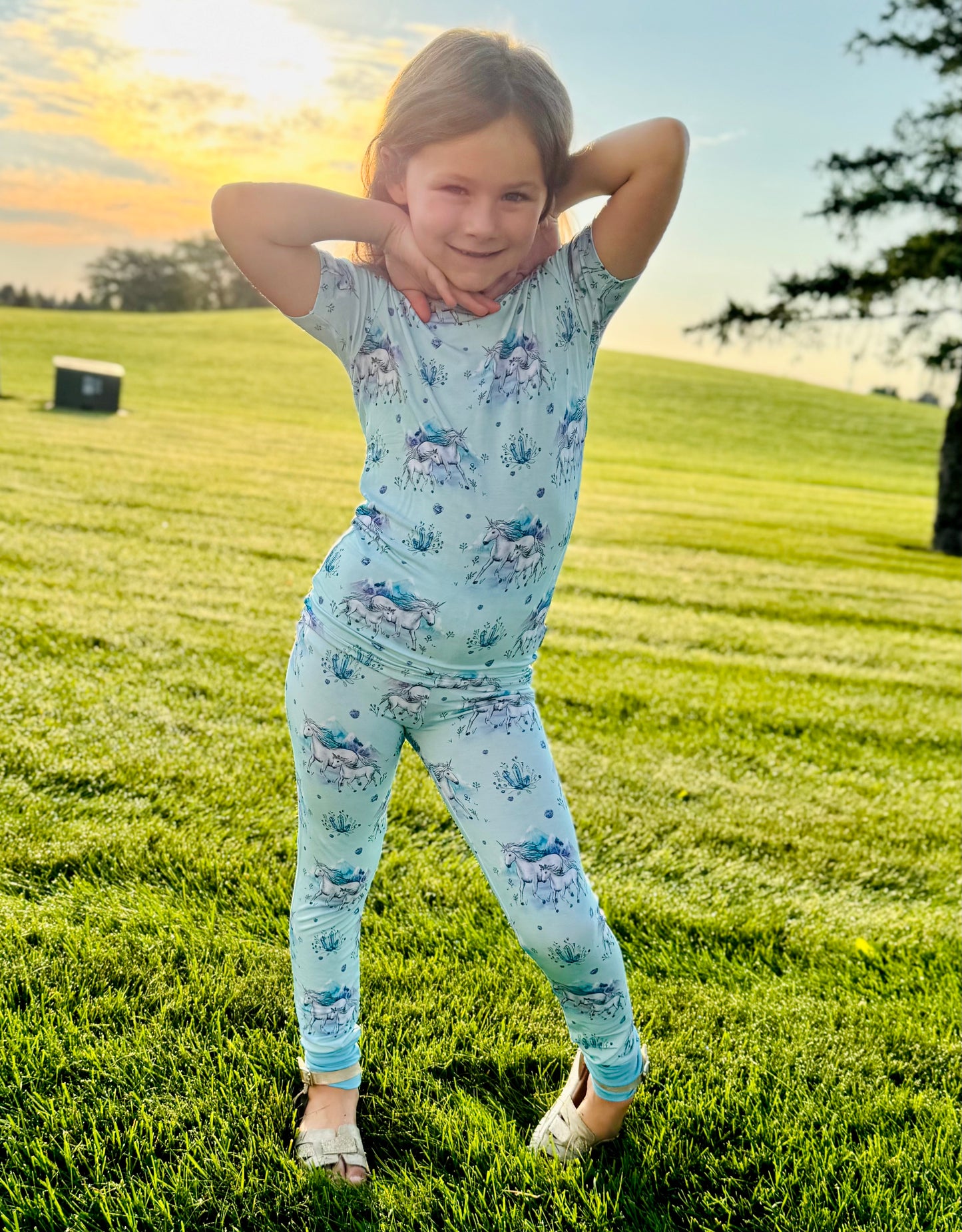“Unicorns Dreamstone” Two-Piece Pajamas
