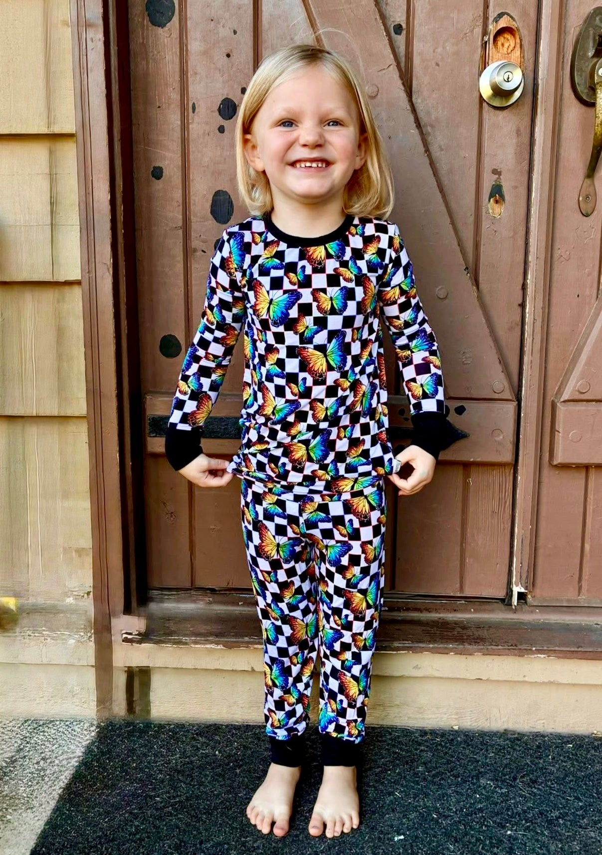 “The Clark Spark ~ Wired for Wonder” Two-Piece Pajamas