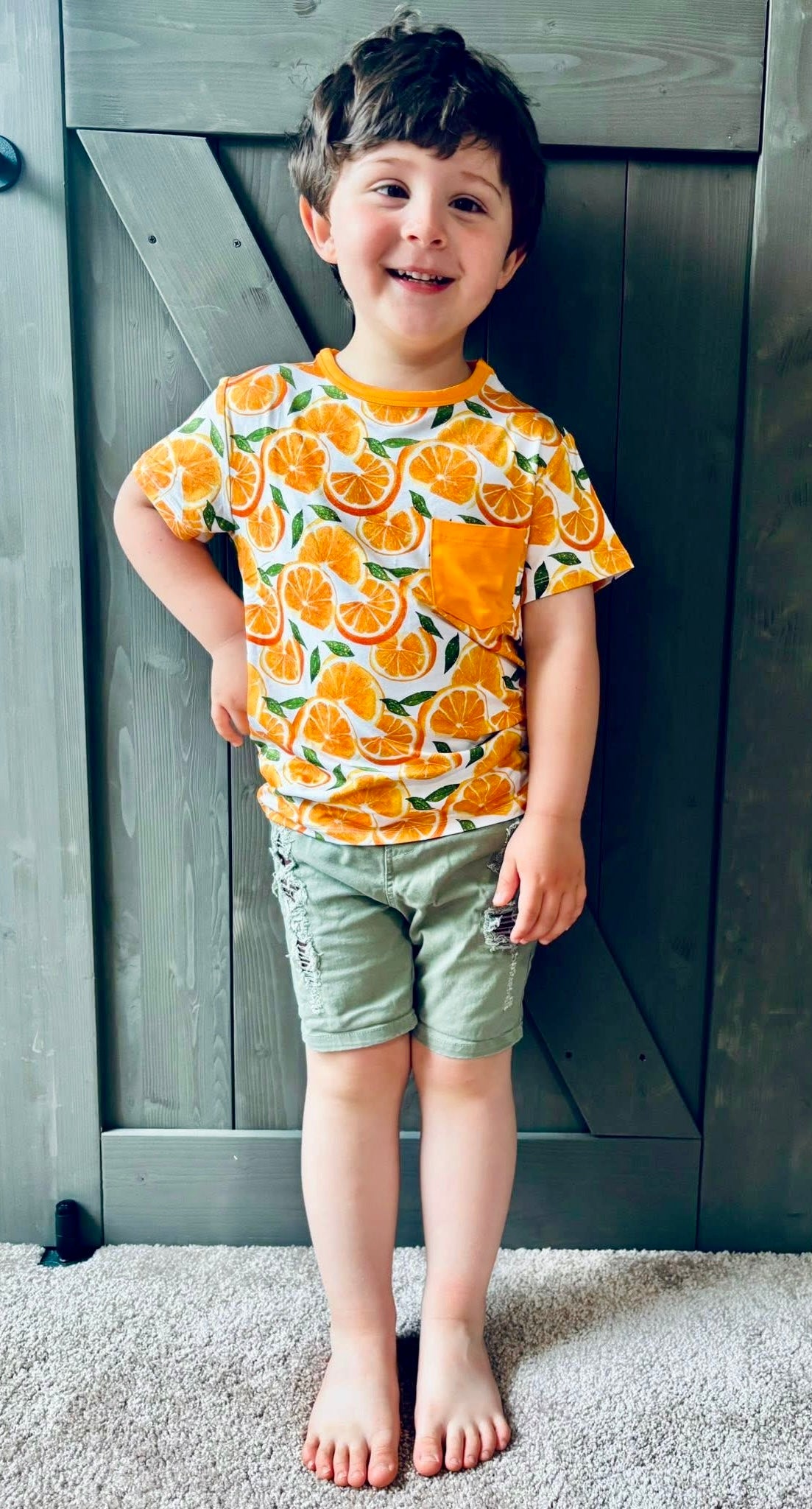 “Orange You Cute” Pocket T-Shirt
