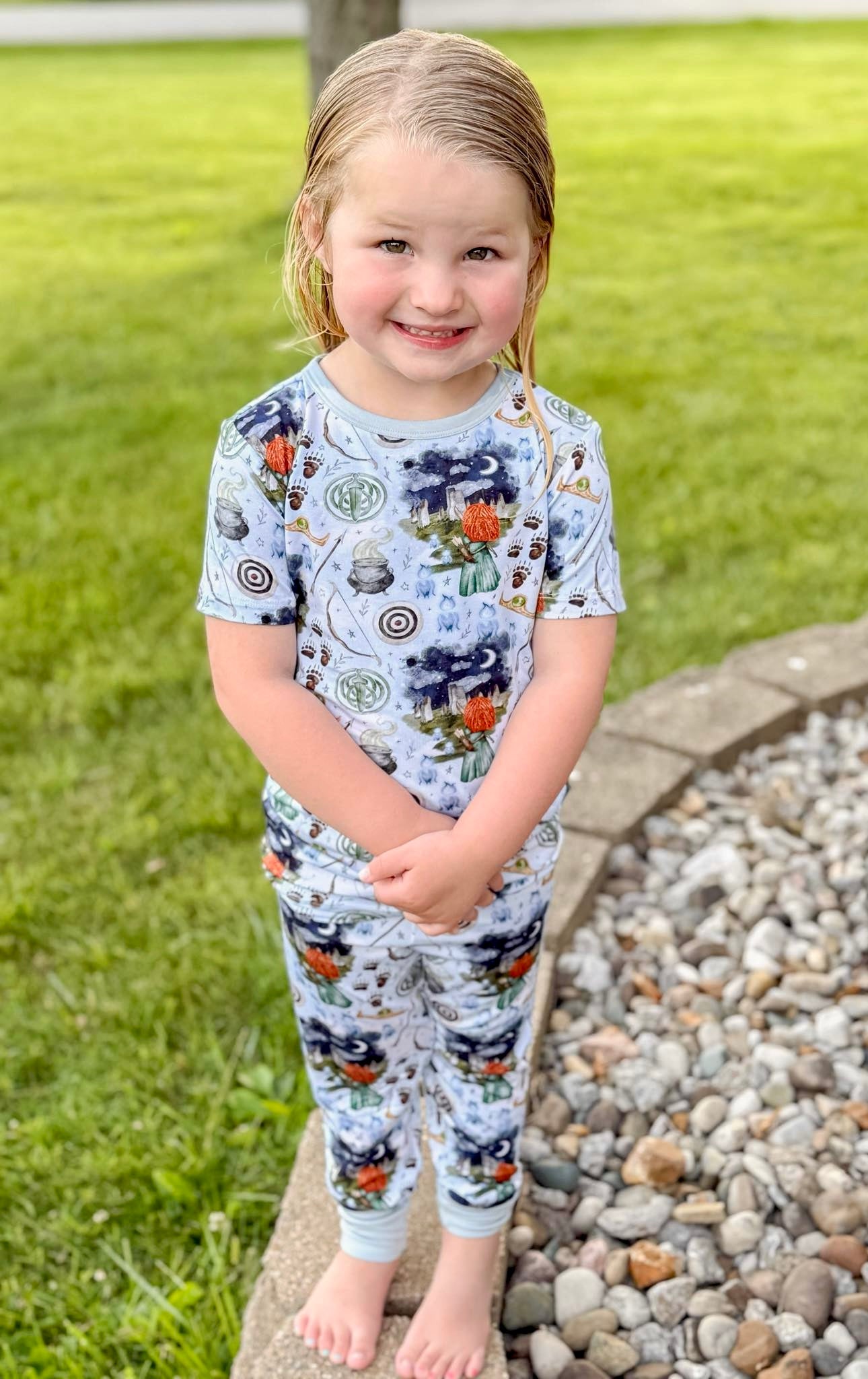 “Tiny but Brave” Two-Piece Pajamas