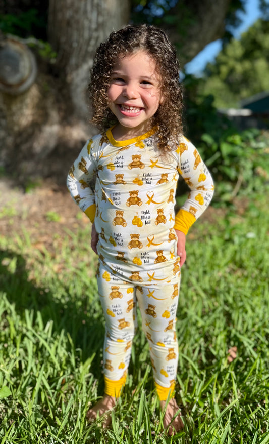 “Fight like a kid” Two-Piece Pajamas