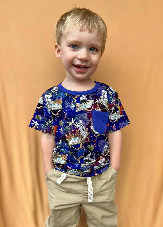 “Jungle Storybook” Pocket T-Shirt