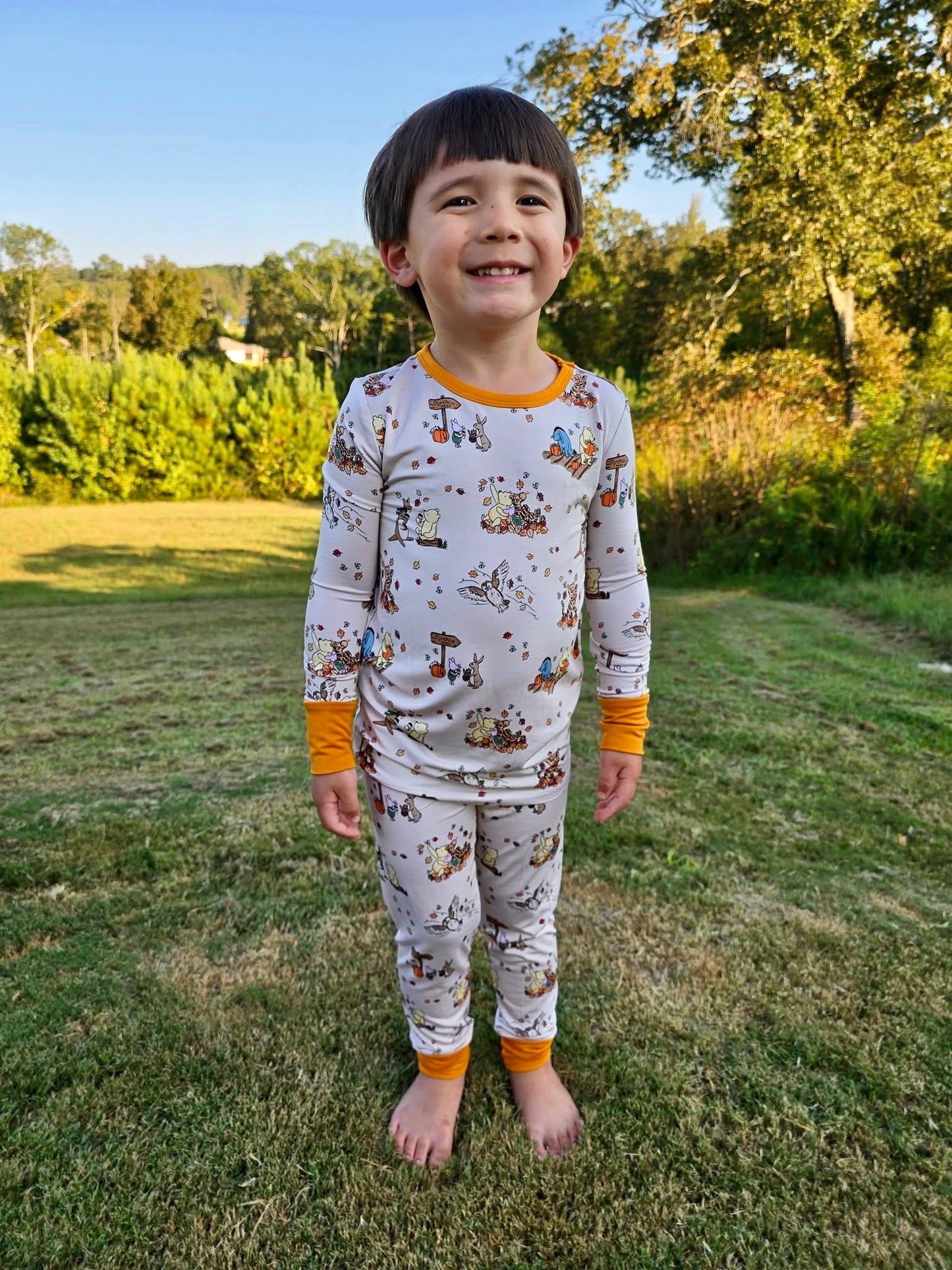 “Fallin’ for Pooh” Two-Piece Pajamas