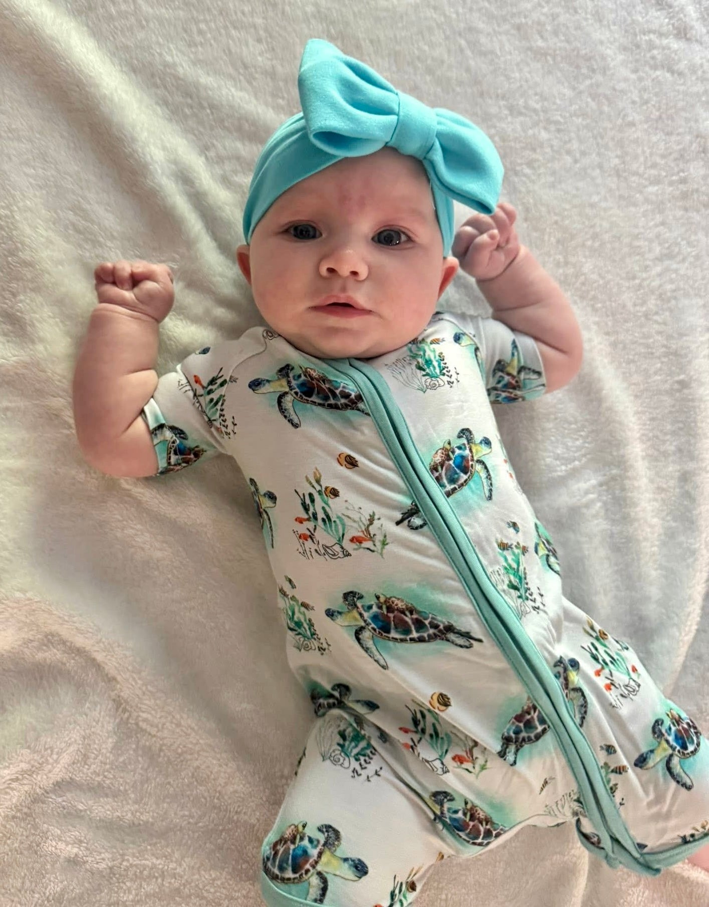 Turtally Beachin’ Zippered Shorty
