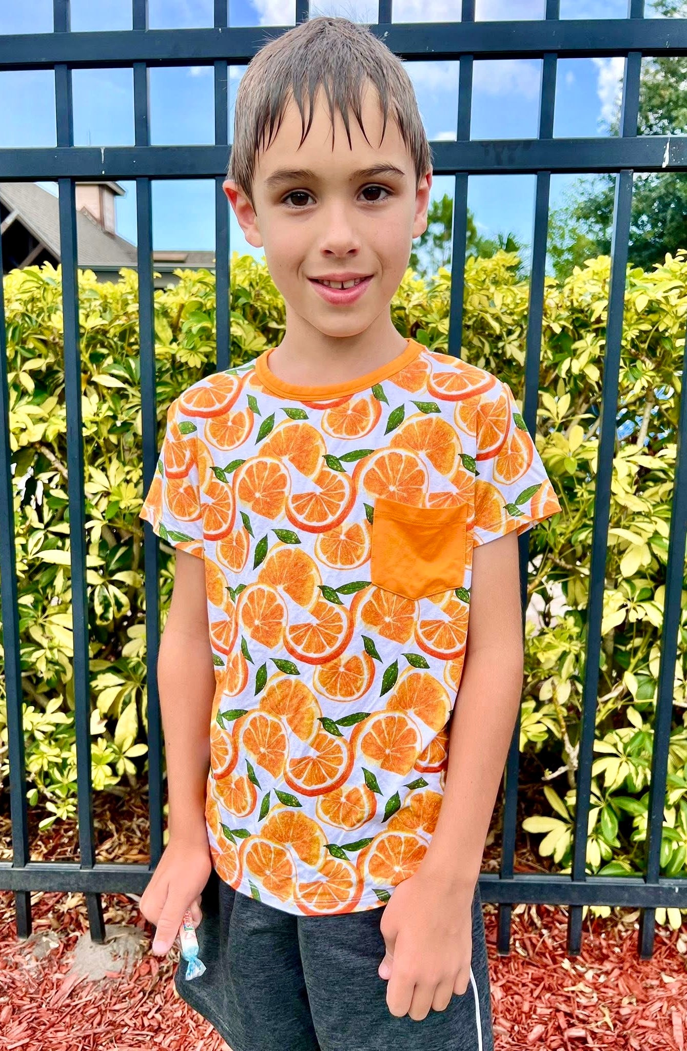 “Orange You Cute” Pocket T-Shirt