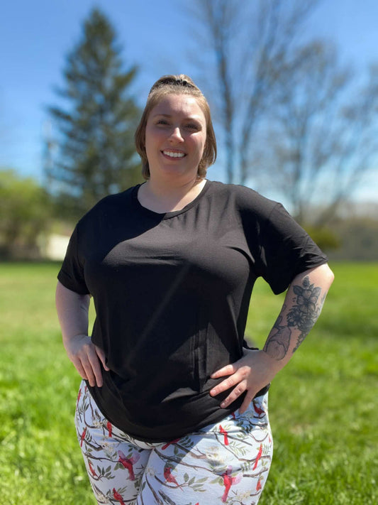 Woman’s Solid Black Shirt