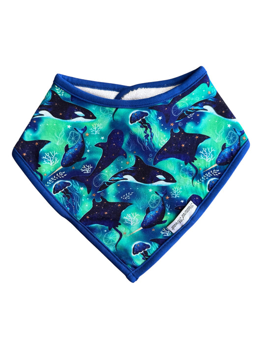 Starlit Seas Tale Drool Bib