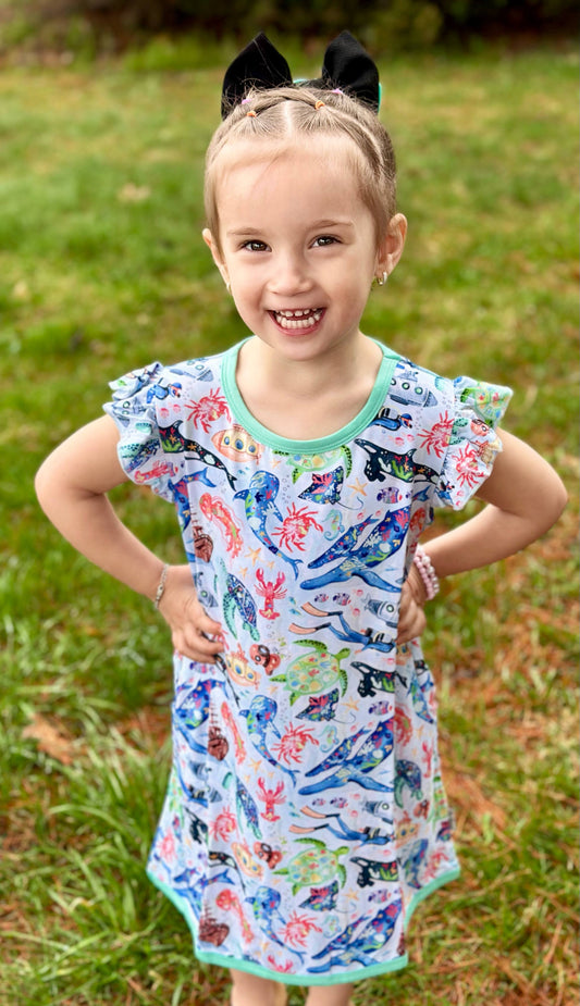 Tiny Sea Treasures Gown