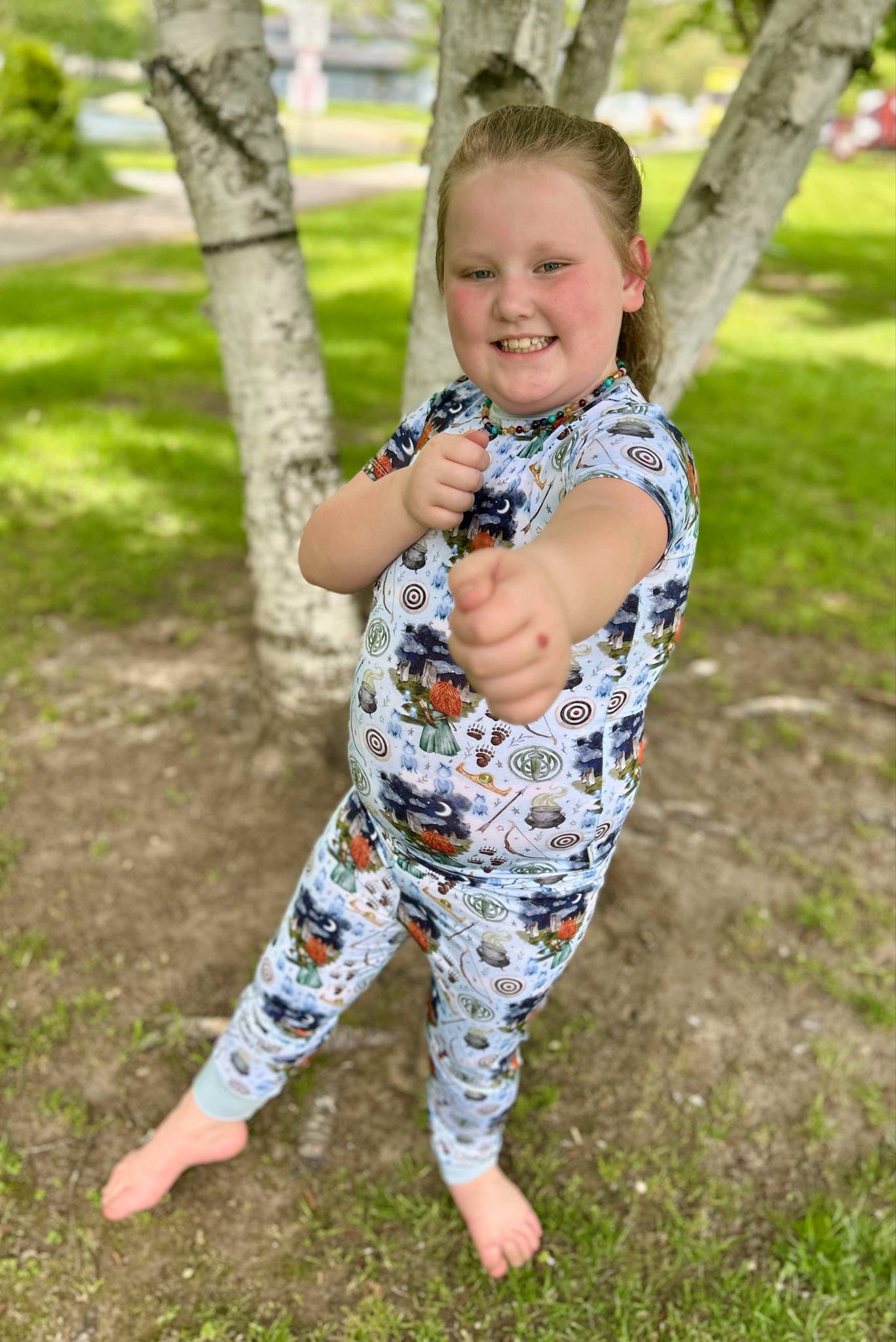 “Tiny but Brave” Two-Piece Pajamas