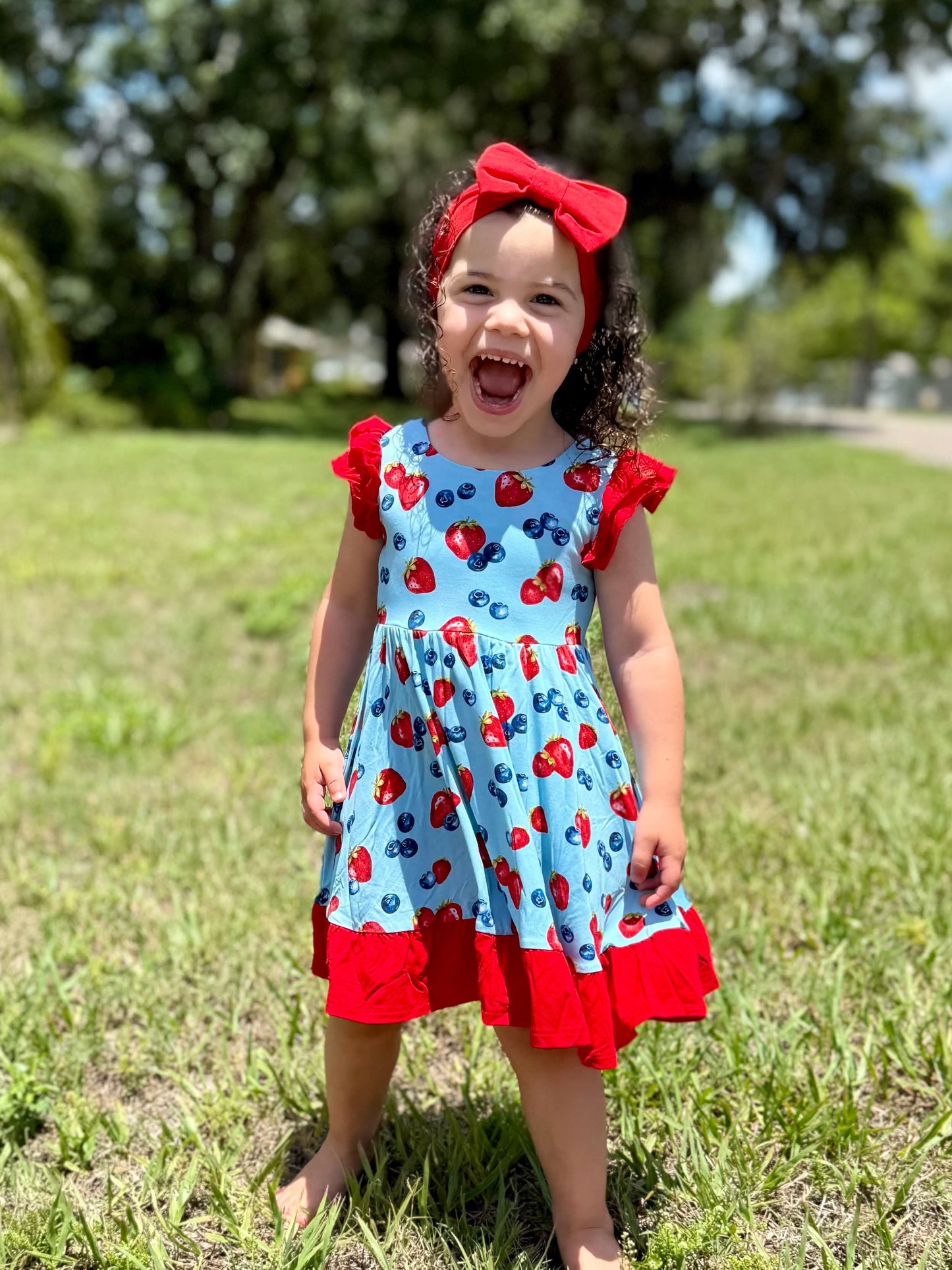 Red Bow Headwrap