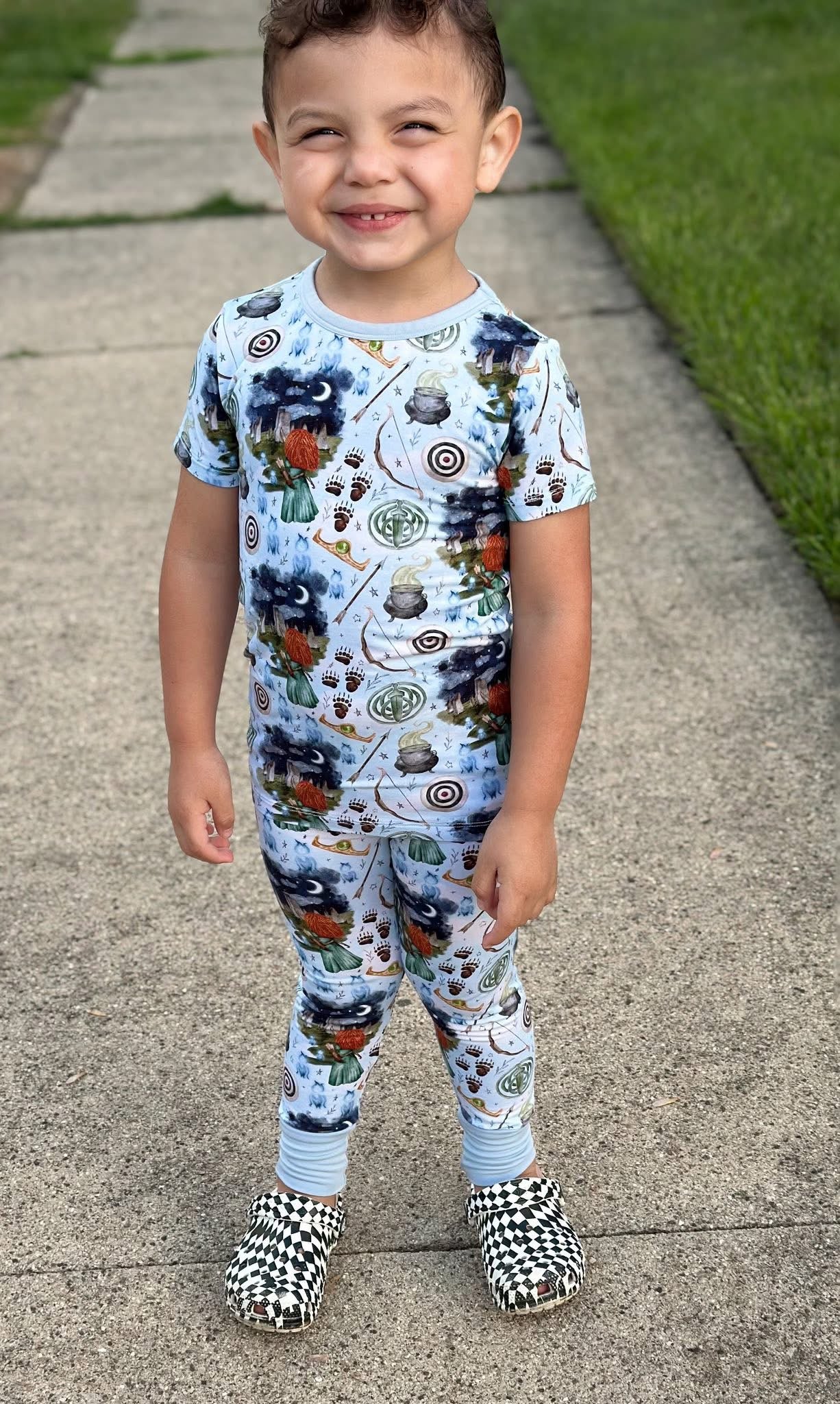 “Tiny but Brave” Two-Piece Pajamas