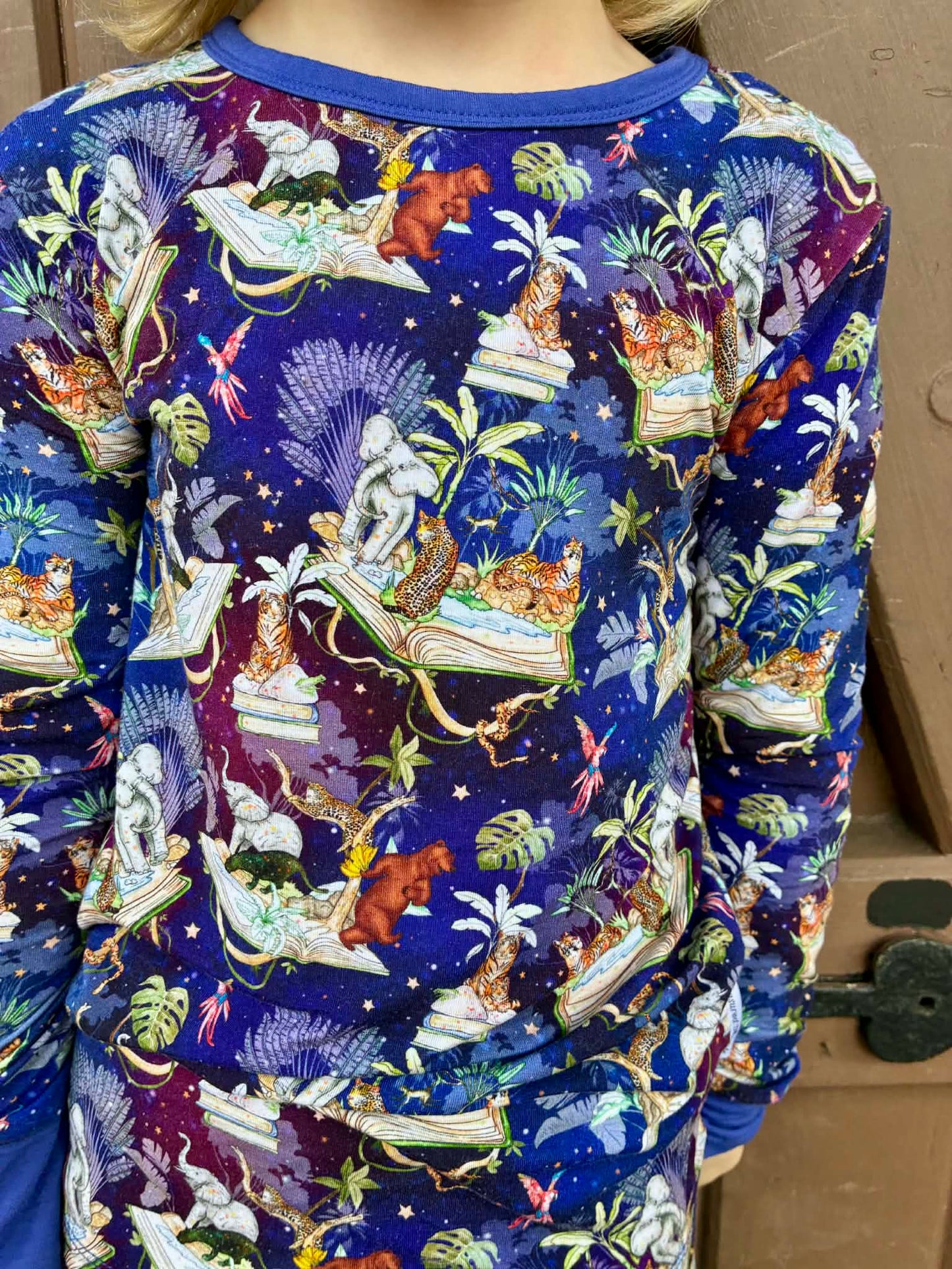 “Jungle Storybook” Two-Piece Pajamas