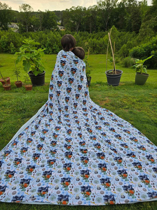 “Tiny but Brave” Quilted Blanket