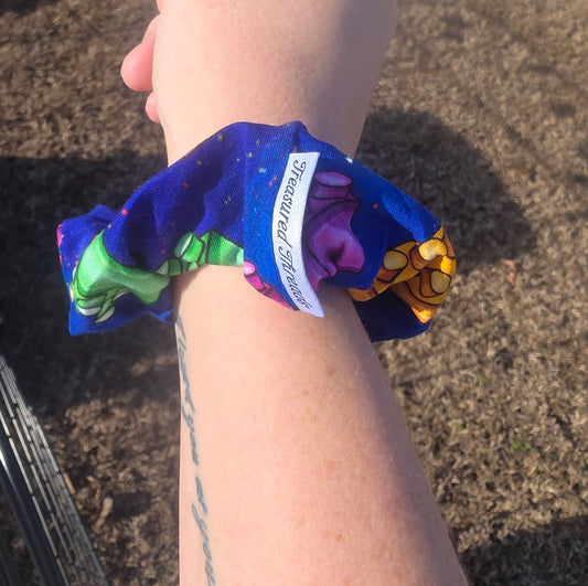 “Color Burst Blocks” Scrunchie