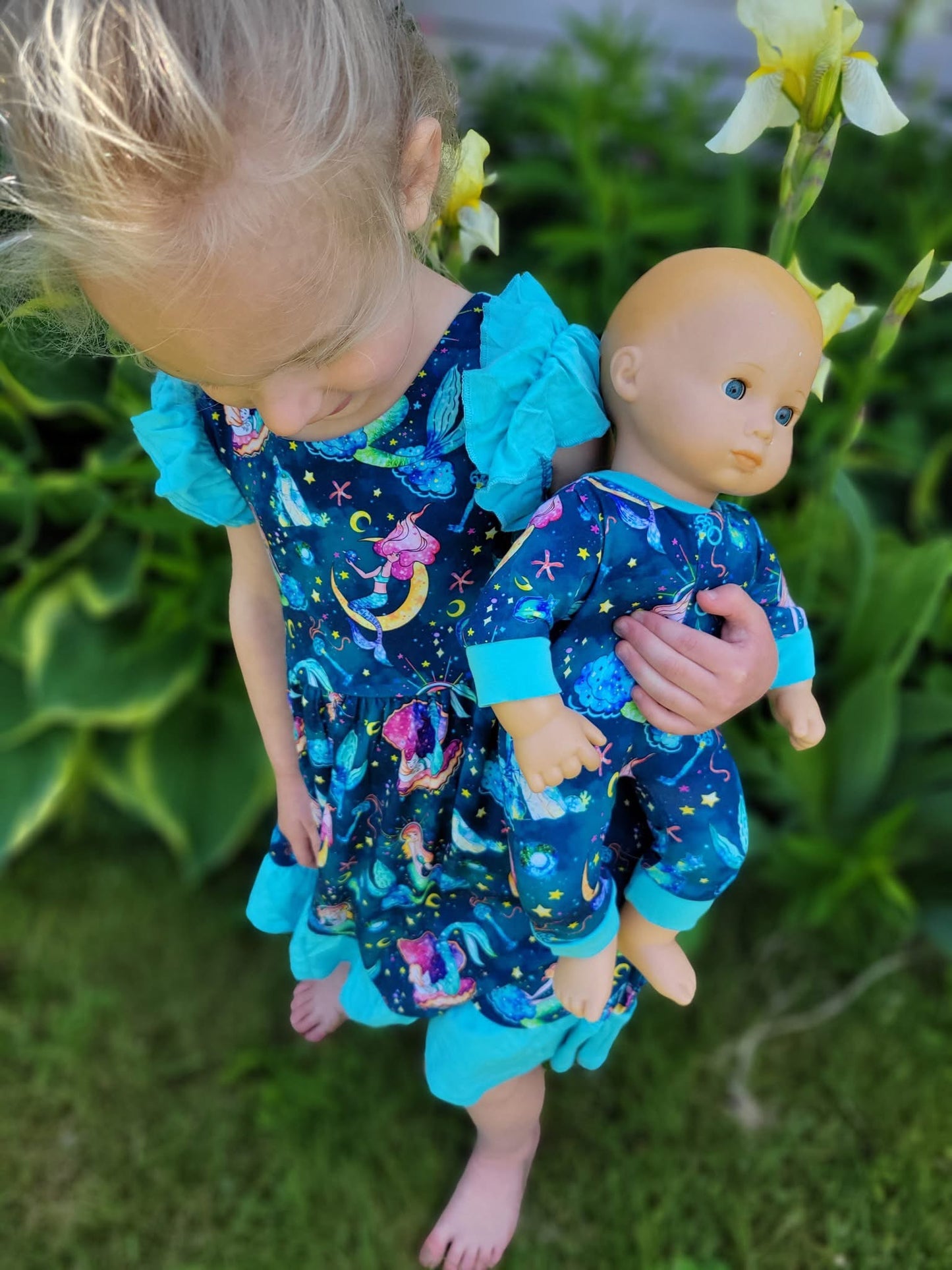 Mystical Mermaids Doll Romper