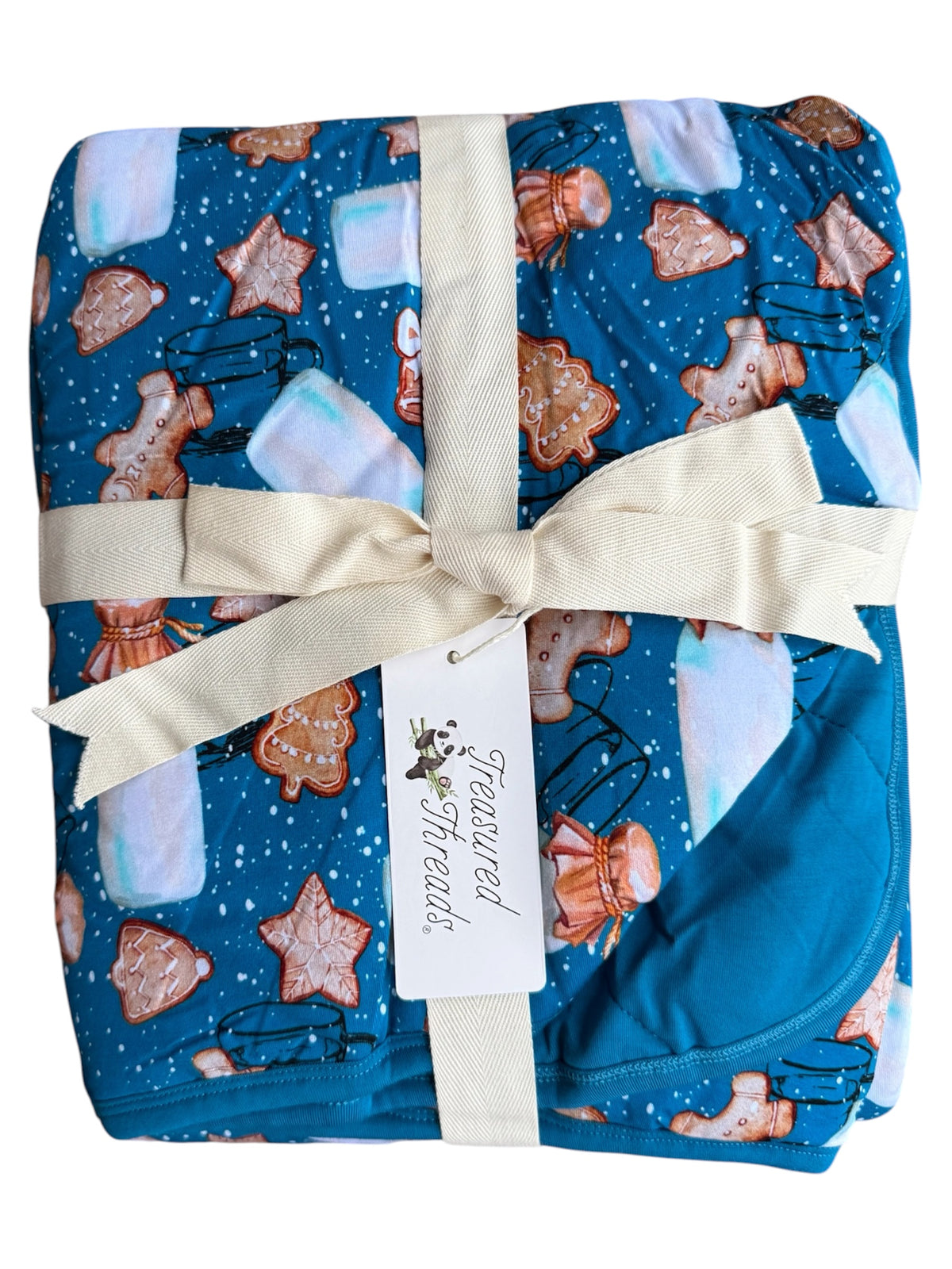 Milk and Cookies Adult Quilted Blanket