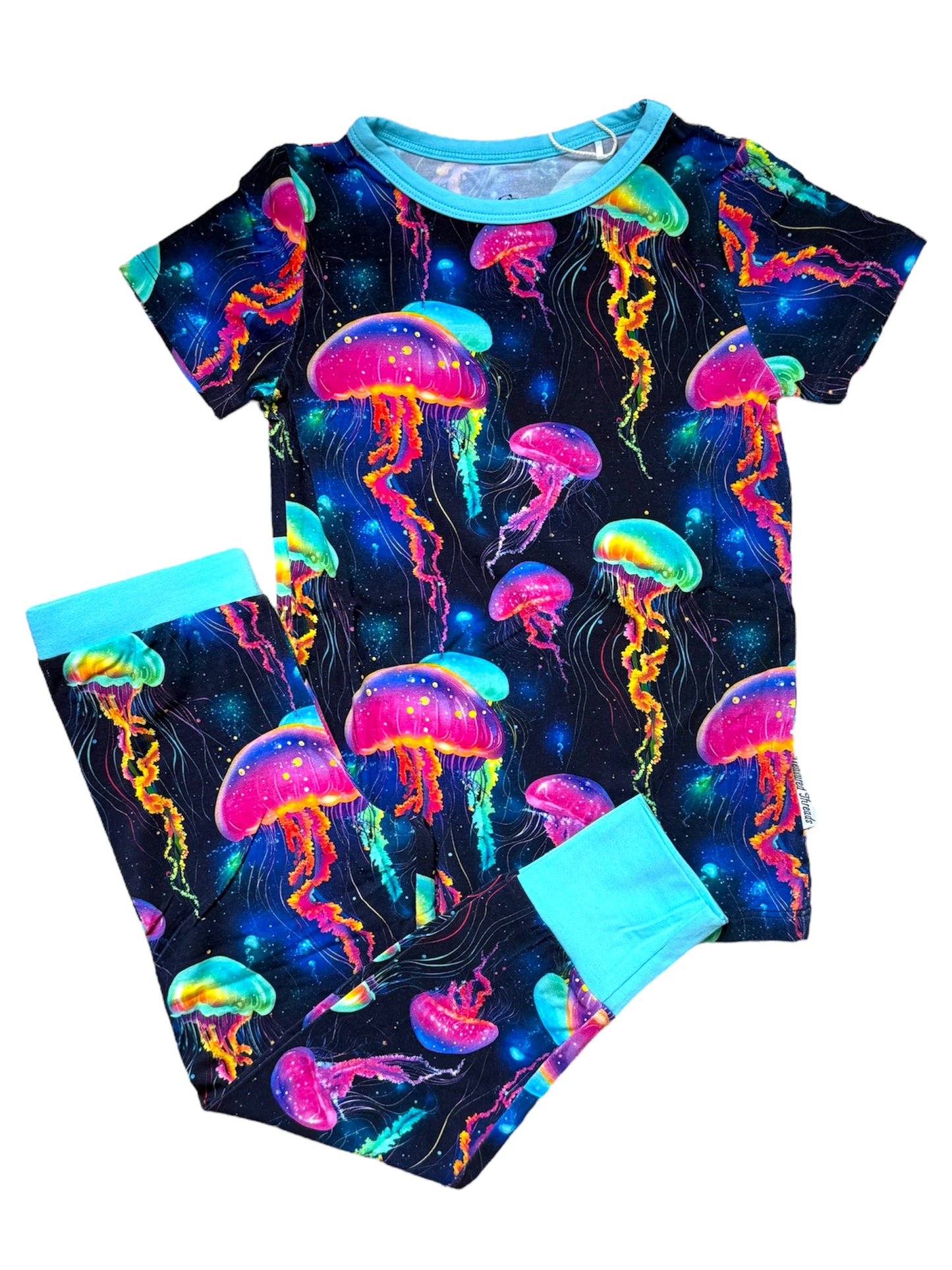 Jellyfish Glow Two-Piece Pajamas