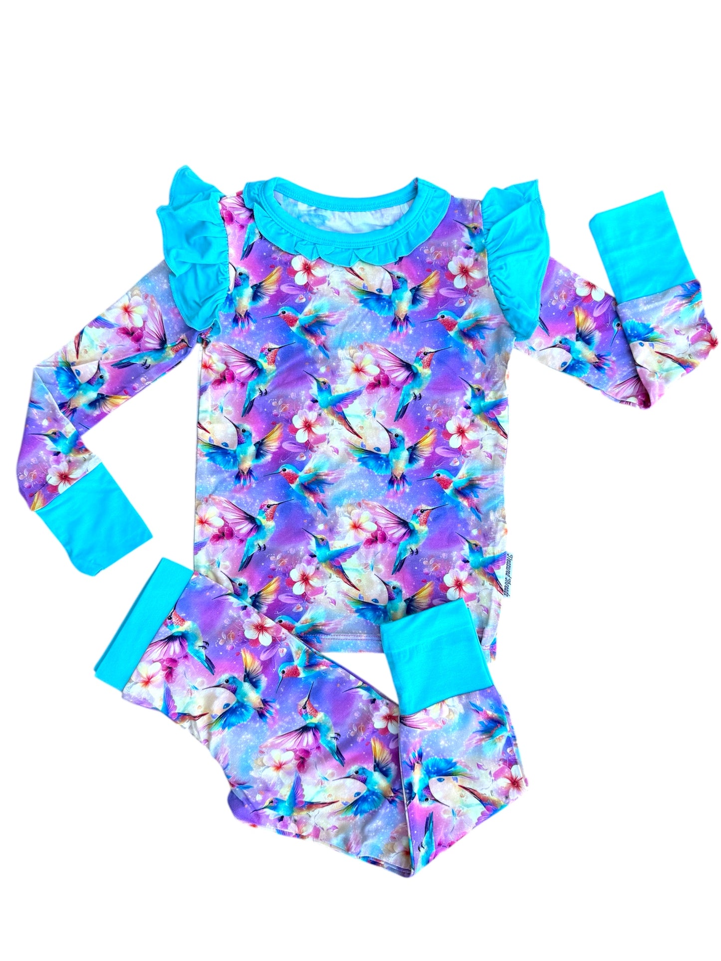 “Hummingbird Haven” Two-Piece Pajamas