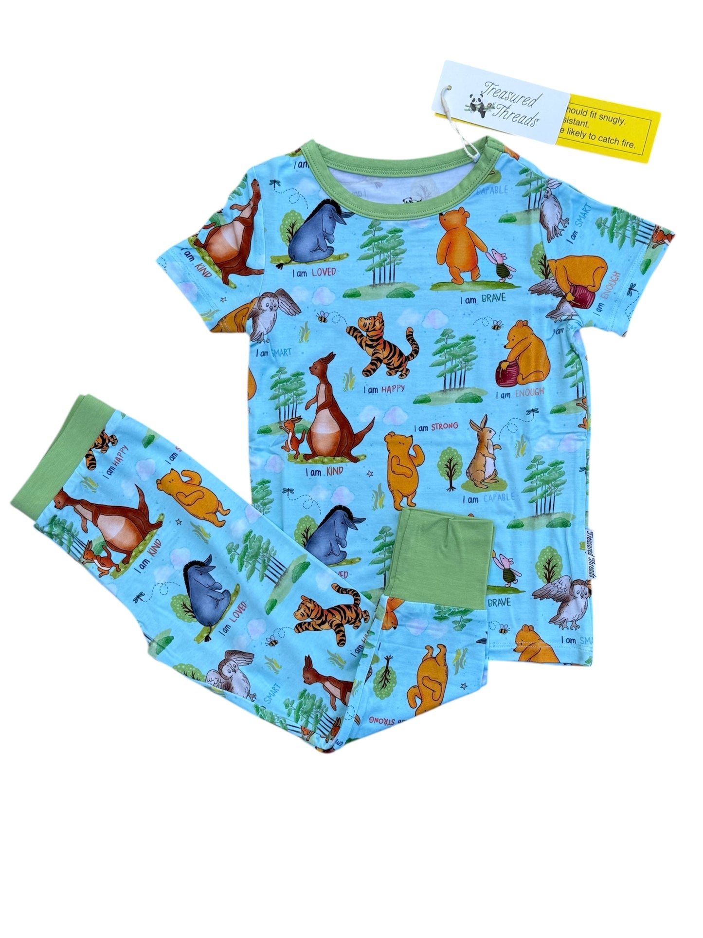 Pooh’s Path of Positivity Two-Piece Pajamas