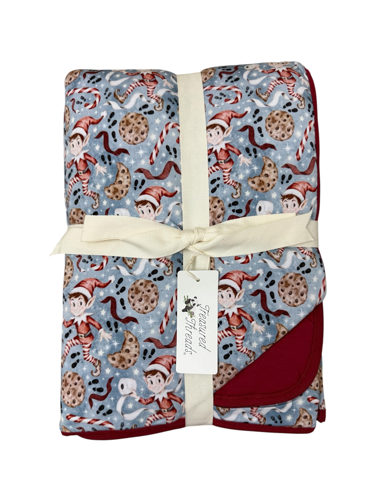 Caught Elfin’ Around Toddler Quilted Blanket