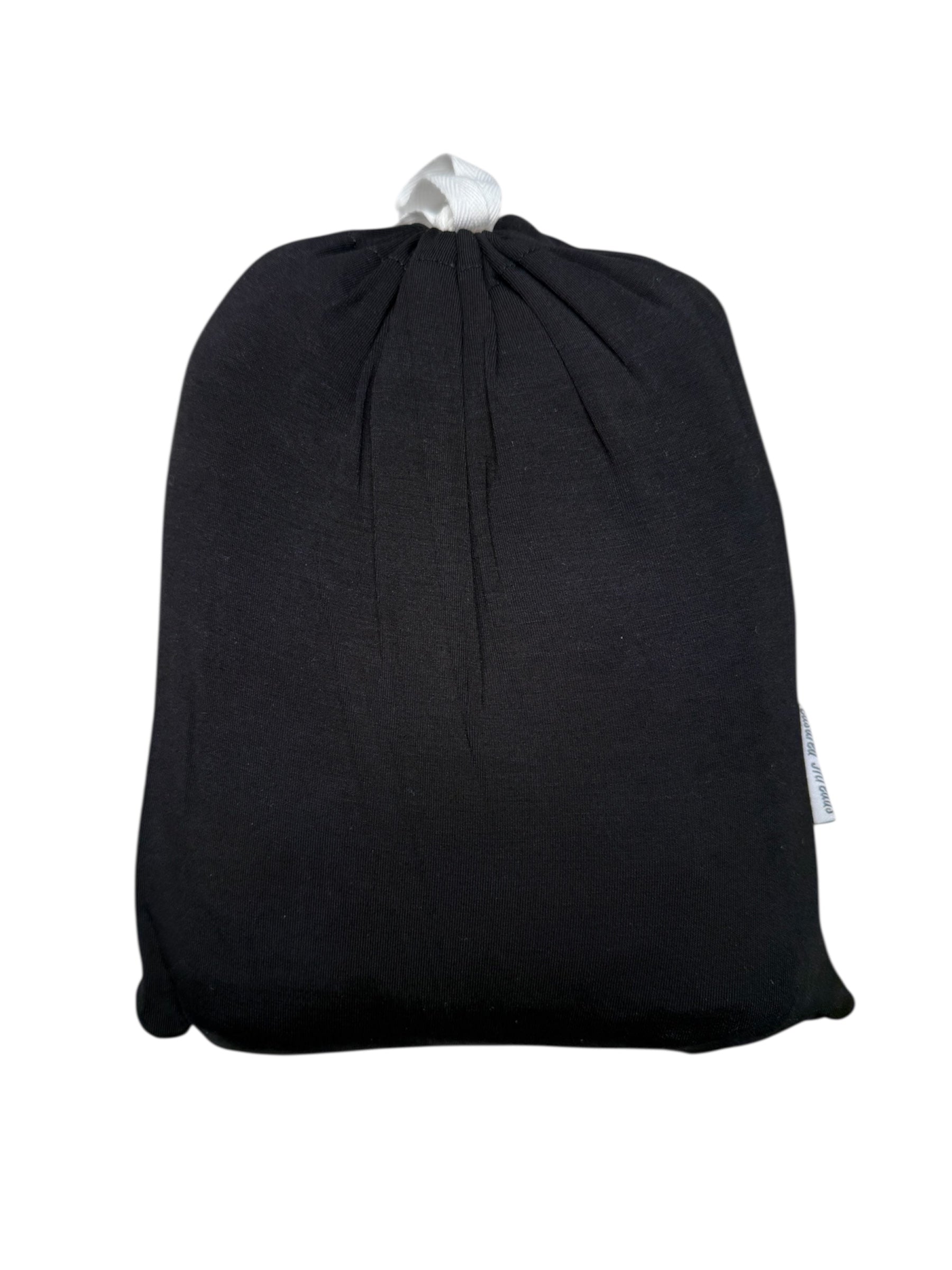 Solid Black Crib Sheets – Treasured Threads