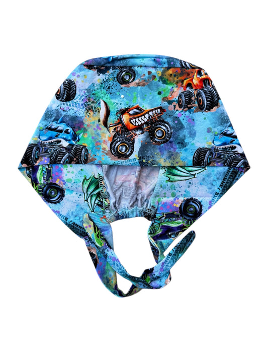 “Monster Truck Mayhem” Scrub Cap