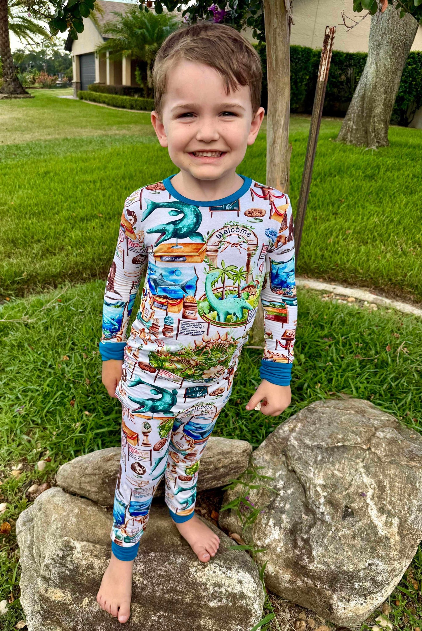 “Dinos at the Museum” Two-Piece Pajamas
