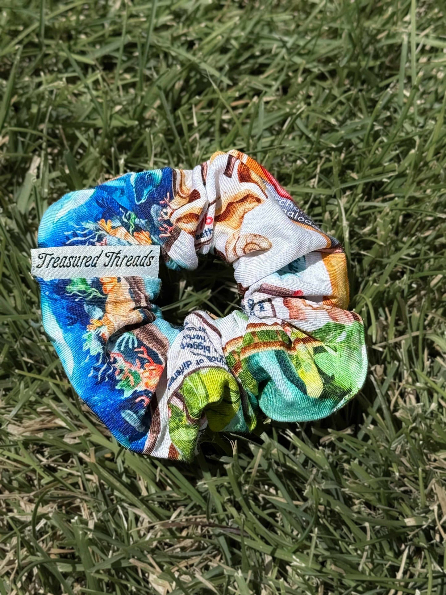 “Dinos at the Museum” Scrunchie