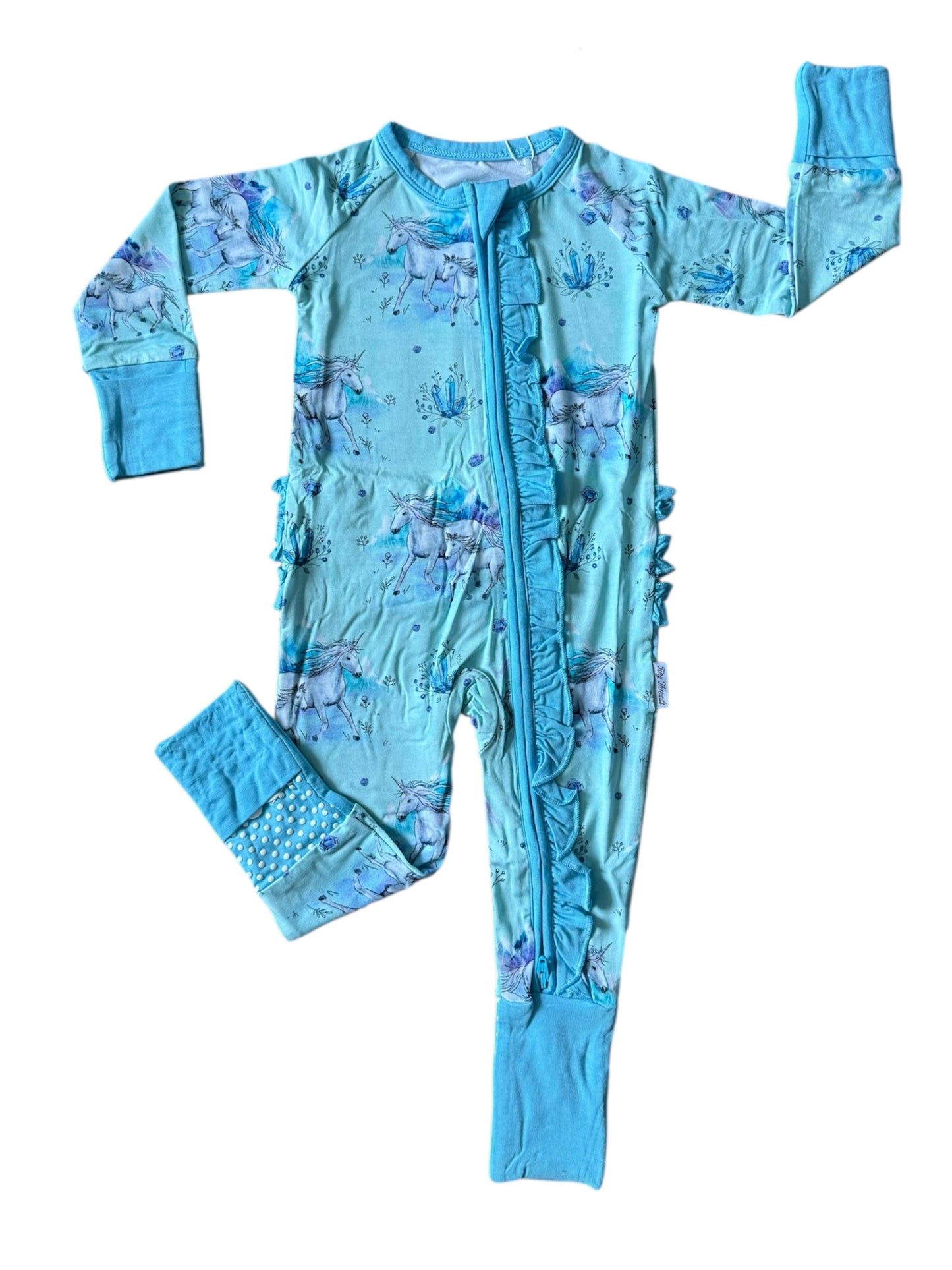 “Unicorns Dreamstone” Ruffle Zippy