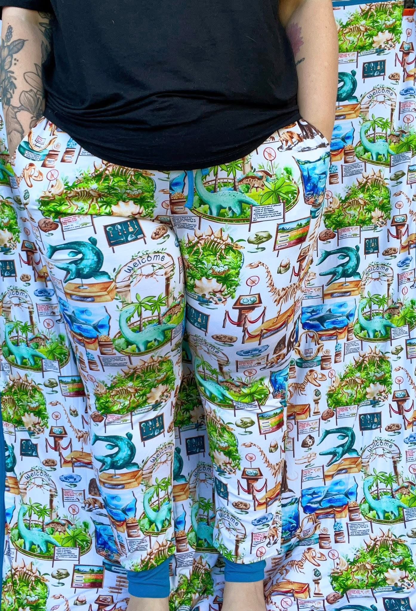 “Dinos at the Museum” Woman’s Joggers