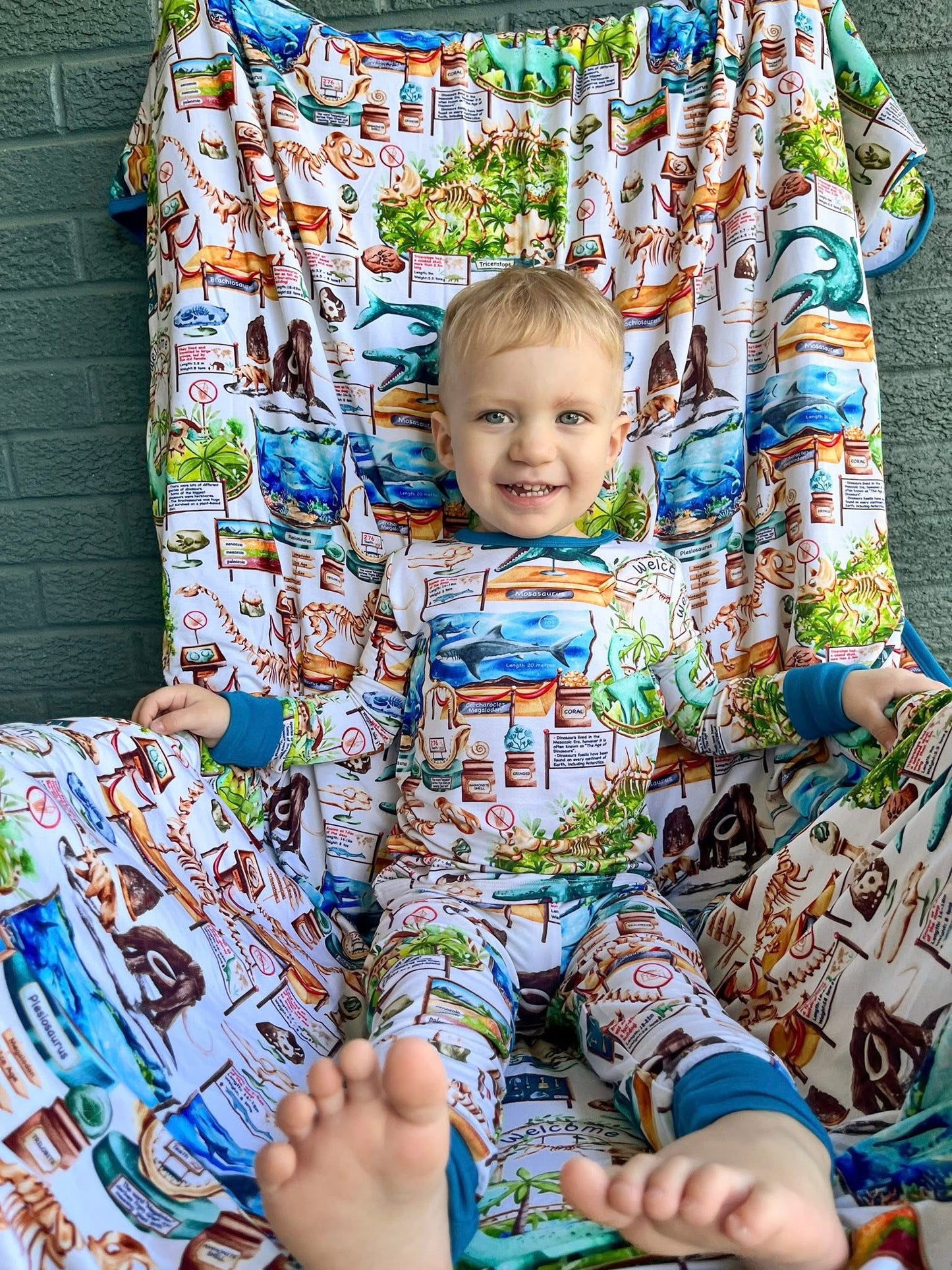 “Dinos at the Museum” Two-Piece Pajamas