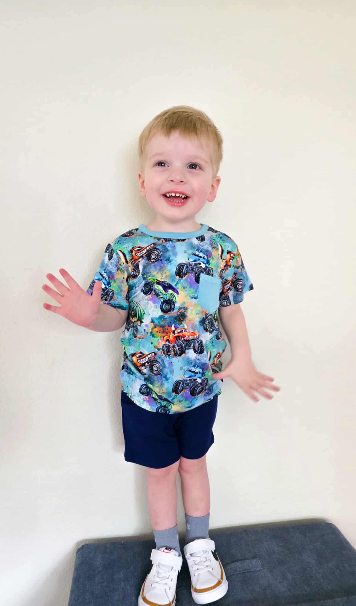 “Monster Truck Mayhem” Pocket T-Shirt